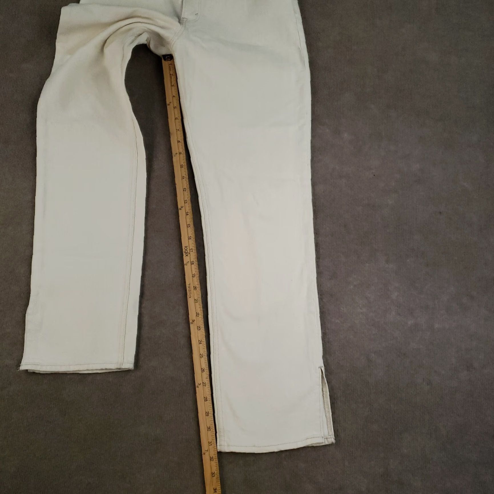 Abercrombie & Fitch Abercrombie & Fitch Jeans Women 10 Beige 90s Straight High Rise Denim 5-Pocket Size 32" / US 10 / IT 46 - 2 Thumbnail