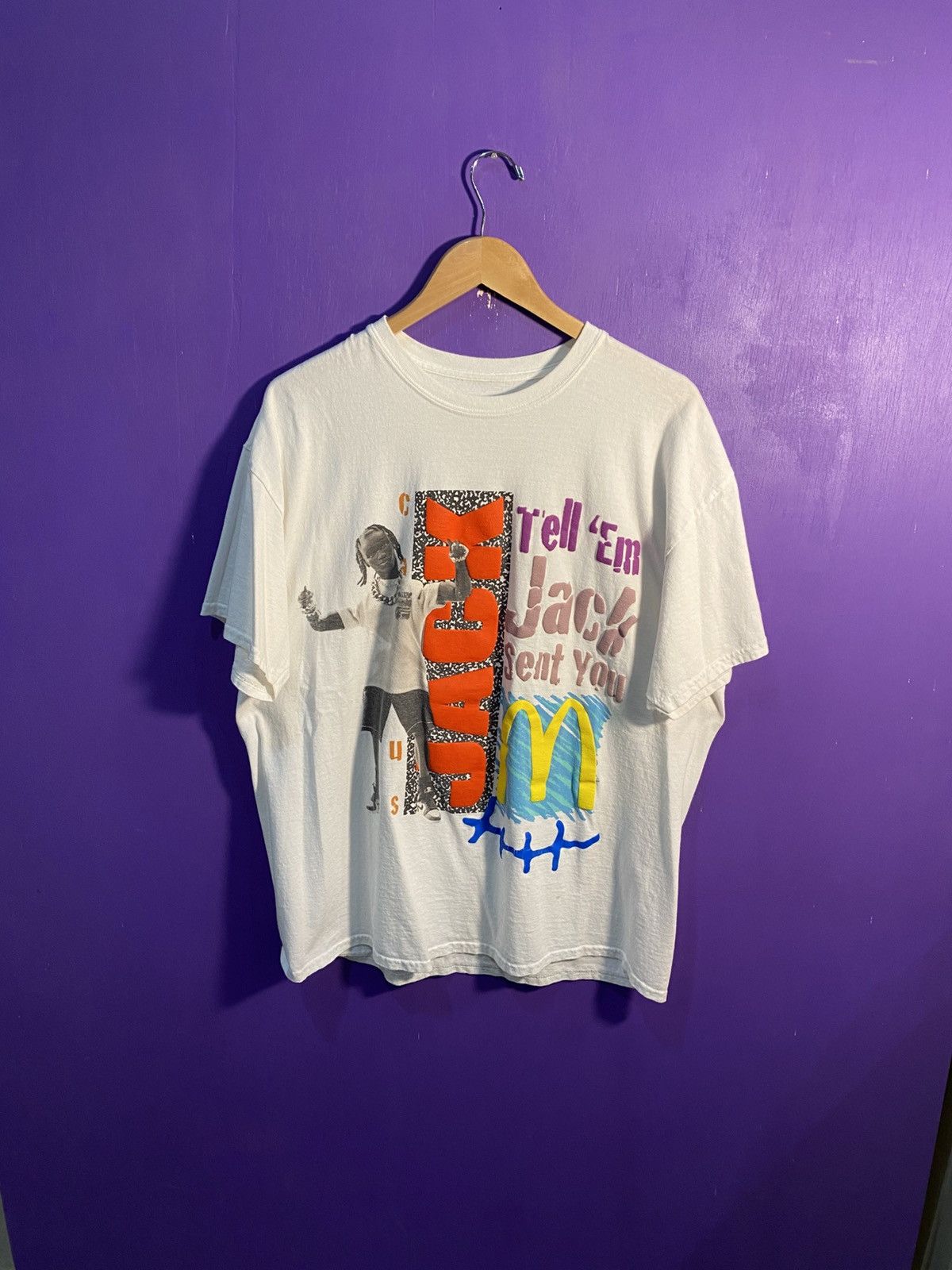 Travis Scott Travis Scott Cactus jack McDonalds t-shirt Size US L / EU 52-54 / 3 - 1 Thumbnail