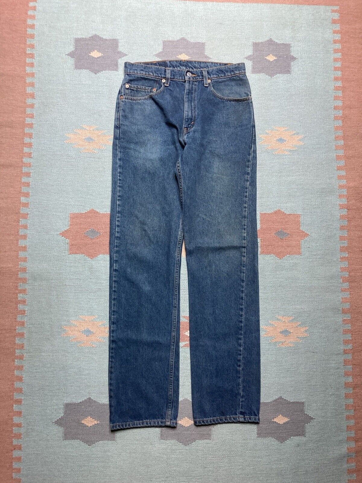 Levi's × Vintage Levi’s 505 jeans regular straight leg denim wash skate 30x33 Size US 30 / EU 46 - 4 Thumbnail