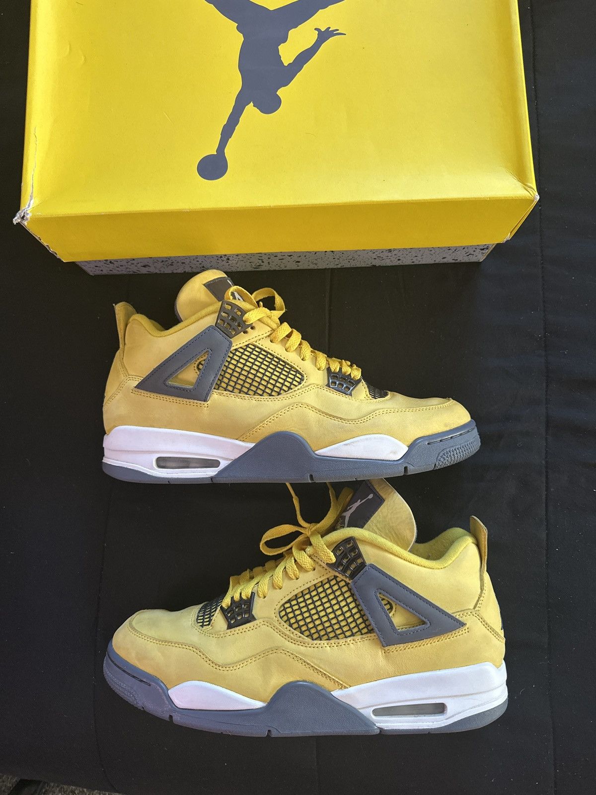 Jordan Brand Size 12 Jordan 4 lighting Size US 12 / EU 45 - 1 Thumbnail