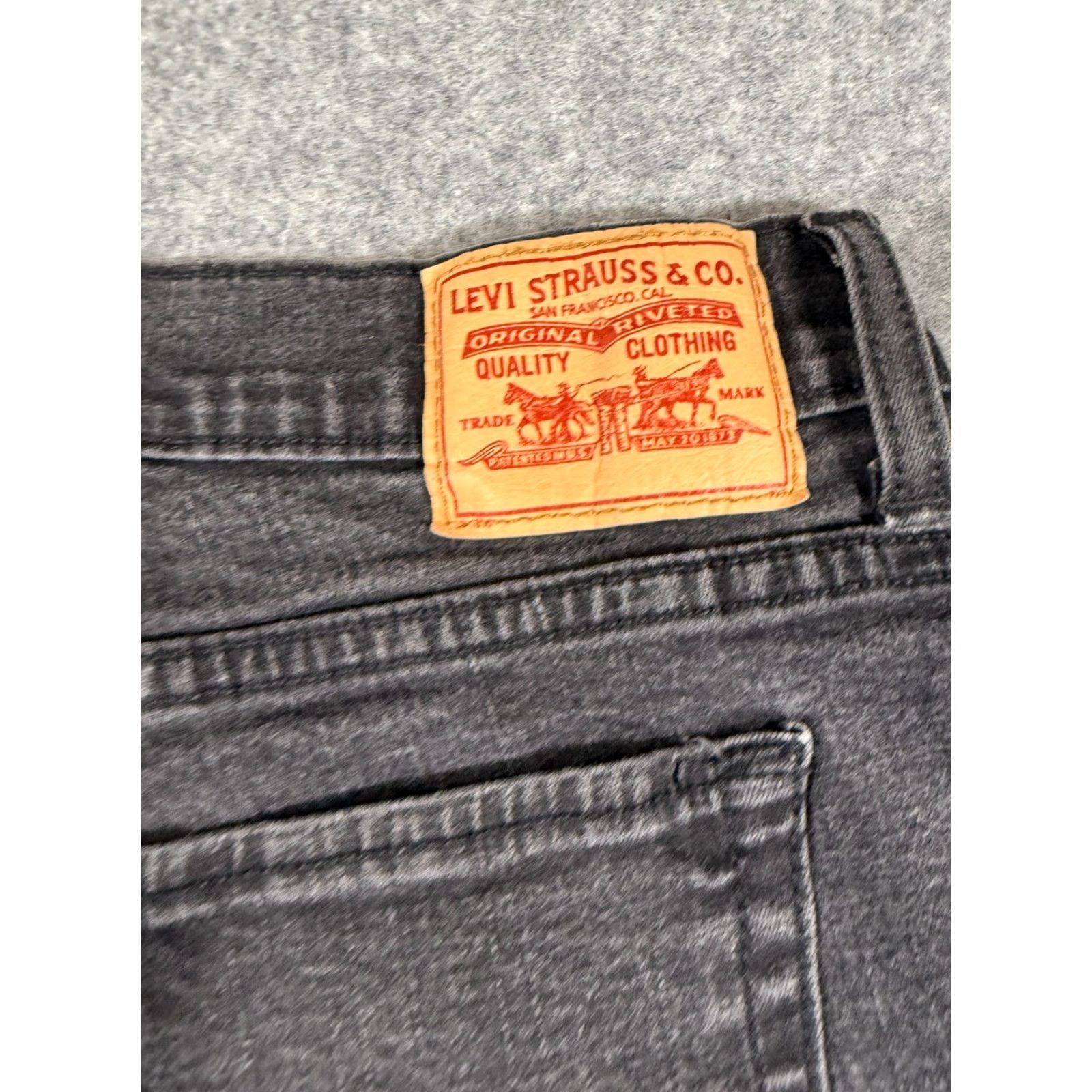Levi's Levi’s 512 Jeans Womens 34X32 Black Denim Bootcut Slimming 5-Pocket Regular Size 24" / US 00 / IT 34 - 6 Thumbnail