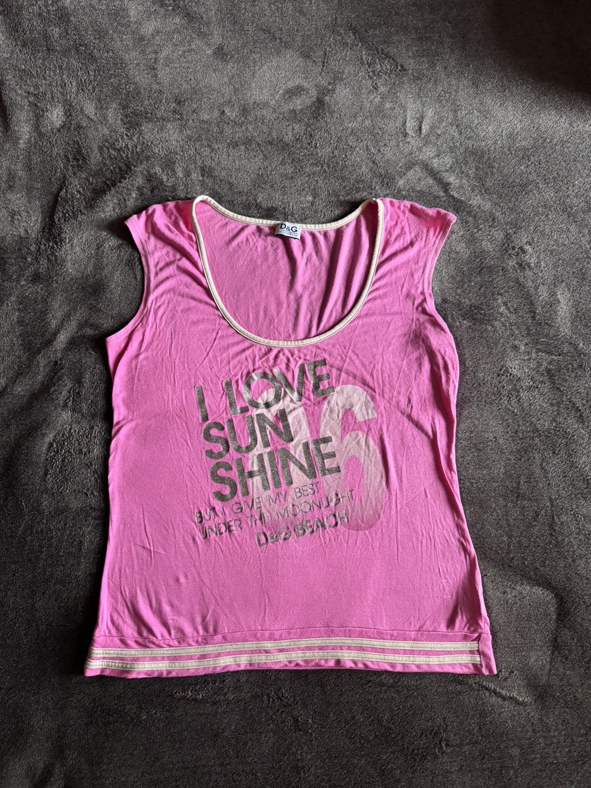 Dolce & Gabbana Dolce Gabbana vintage beachwear tank top