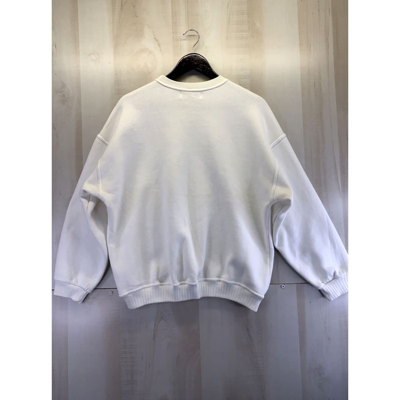 Vintage VINTAGE Russell Athletic Womens Sweatshirt White Made in USA-6906 XL Cotton Blend 1990s Size XL / US 12-14 / IT 48-50 - 6 Thumbnail