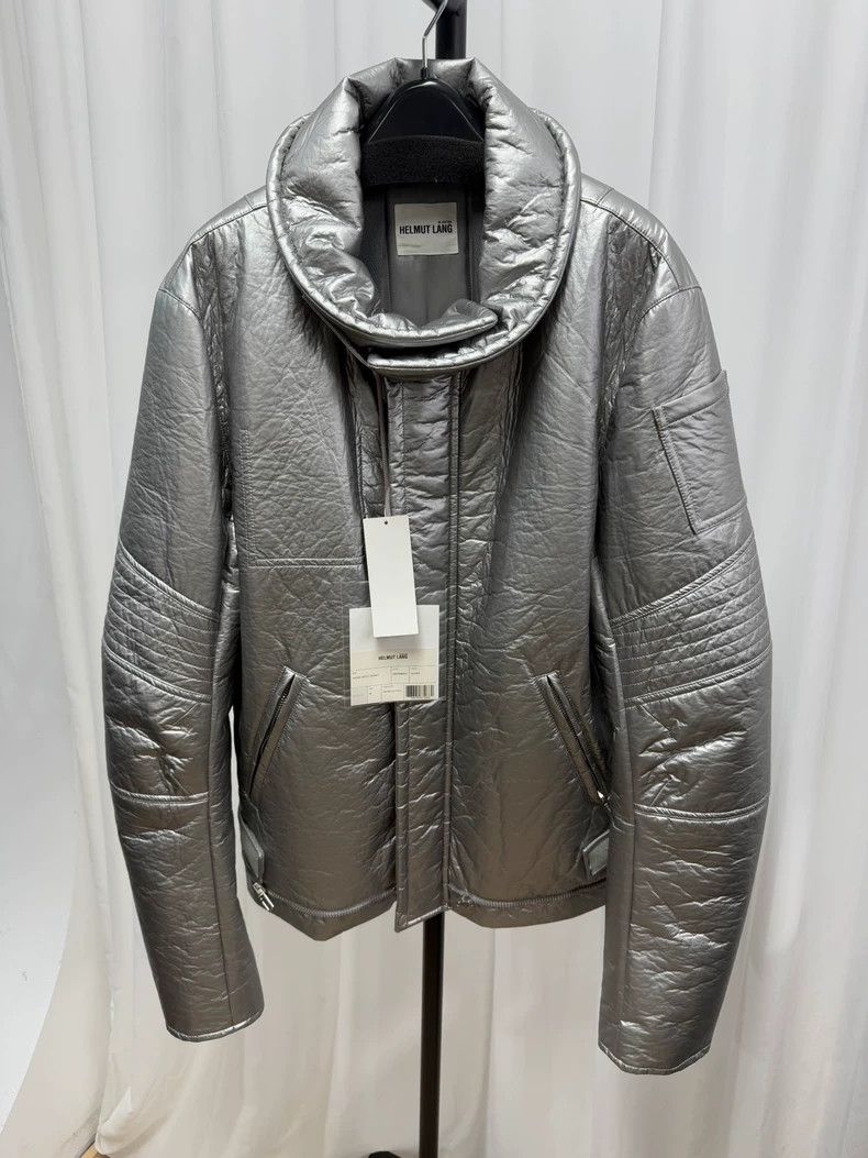 Helmut Lang Helmut Lang Silver Spacesuit Jacket 1999AW Size US M / EU 48-50 / 2 - 1 Thumbnail