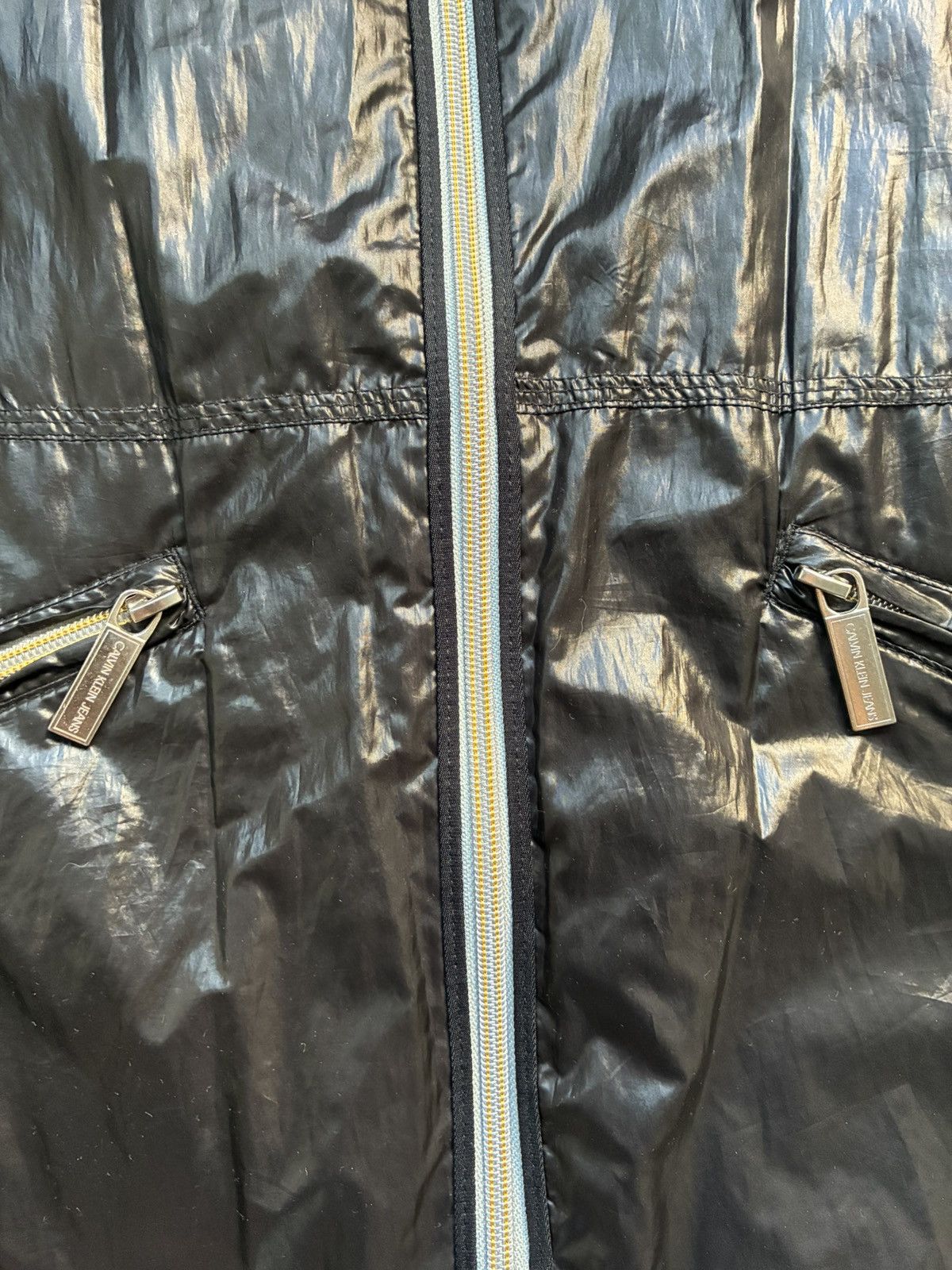 Calvin Klein Calvin Klein Black Windbreaker Jacket Size US L / EU 52-54 / 3 - 6 Thumbnail