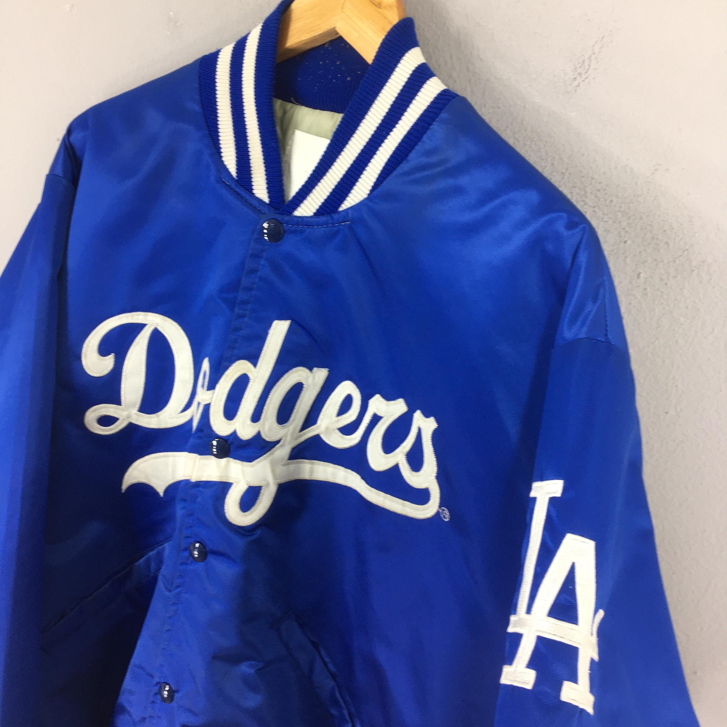 MLB Vintage LA Dodgers MLB Stadium Varsity Satin Jacket Medium Size US M / EU 48-50 / 2 - 3 Thumbnail