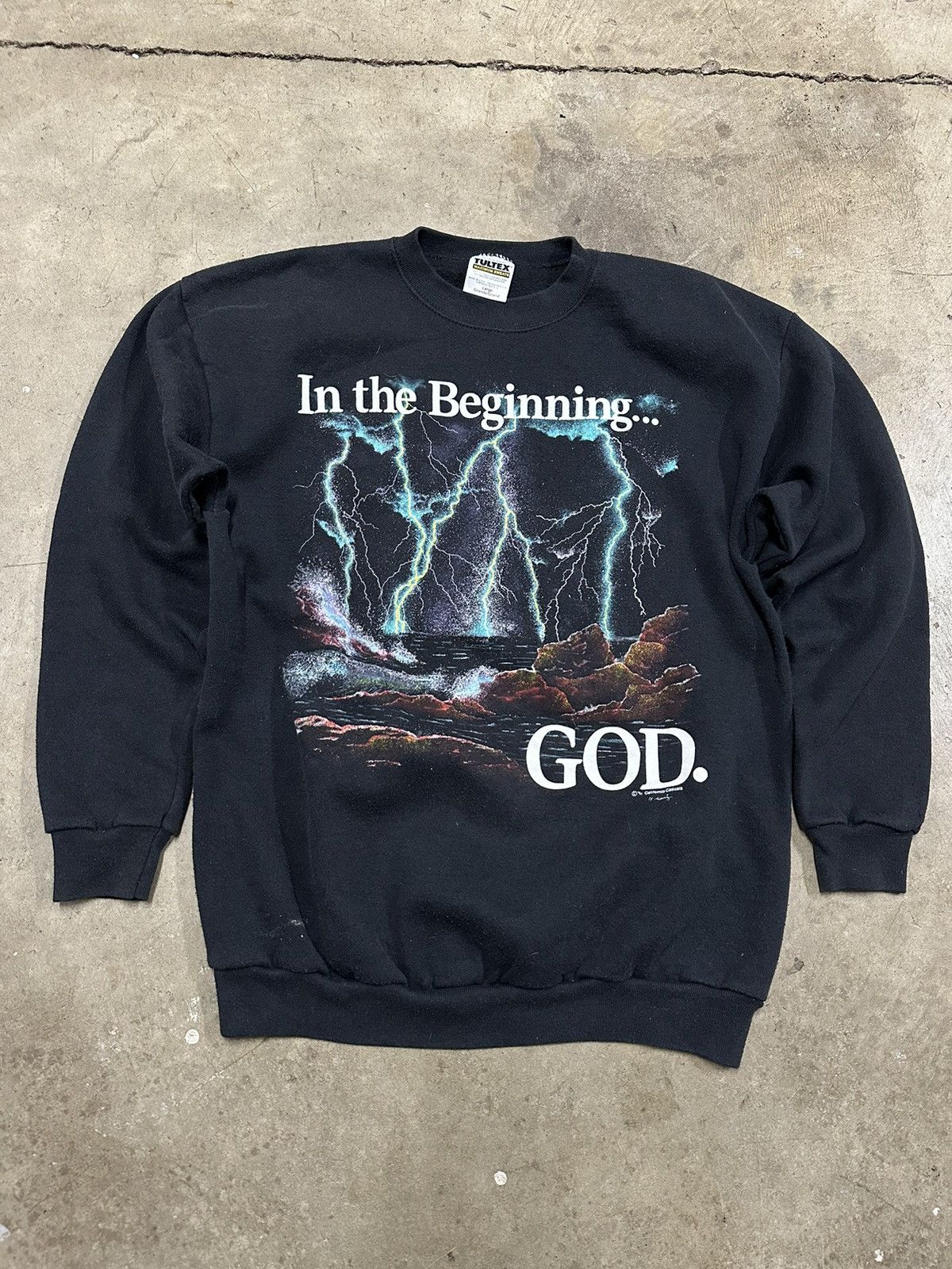 90’s In The Beginning…GOD Jesus Crewneck