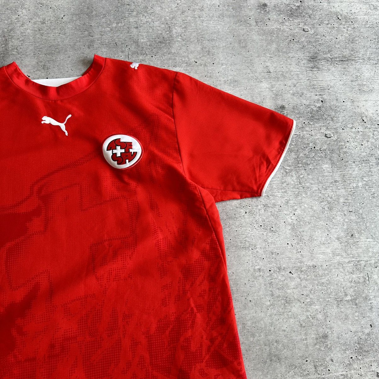 Puma Puma Switzerland 2006-2008 Home Football Shirt Soccer Jersey Size US L / EU 52-54 / 3 - 3 Thumbnail