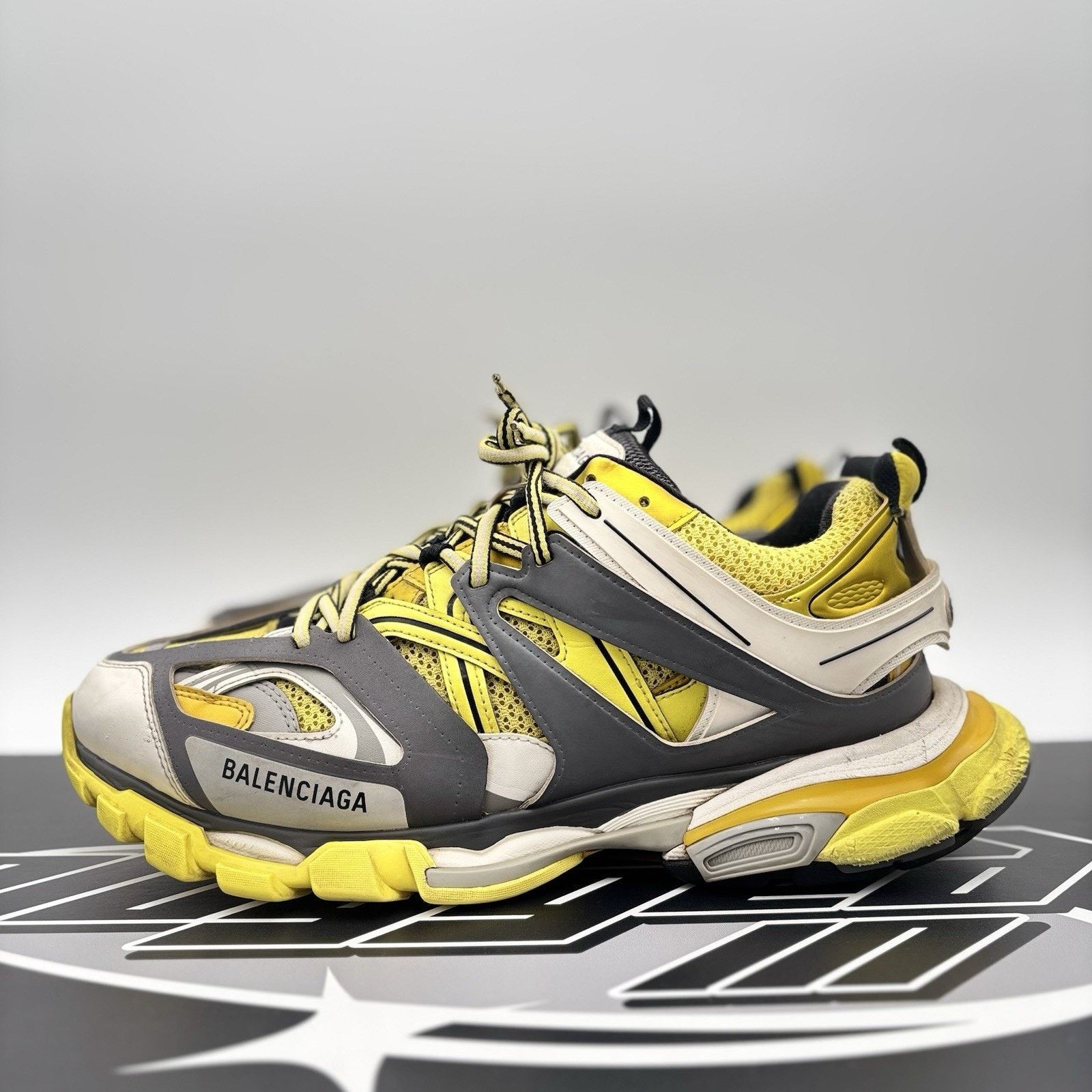 Balenciaga Balenciaga Track ' White Yellow ' | GOOD CONDITION! Size US 12 / EU 45 - 1 Thumbnail