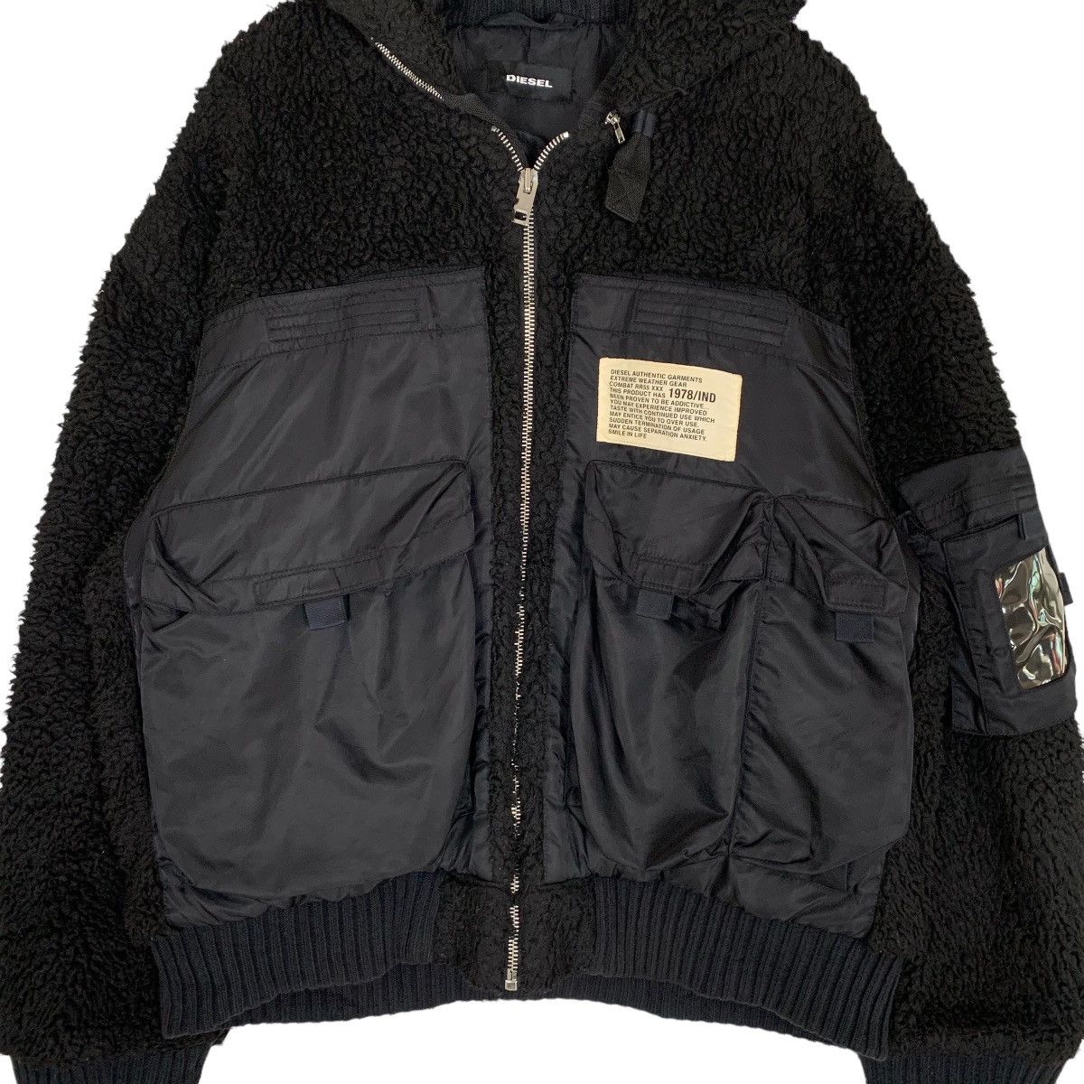 Diesel × Vintage Diesel Bomber Jacket Diesel Light Jacket Size US XL / EU 56 / 4 - 3 Thumbnail