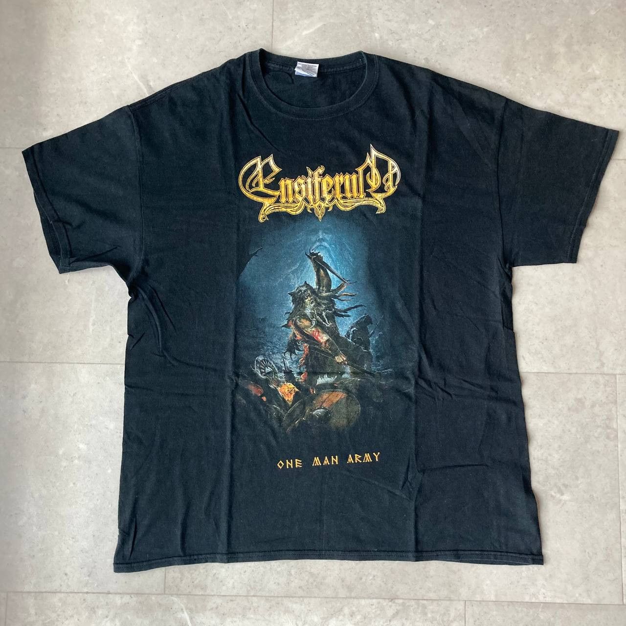 Band Tees Ensiferum One Man Army Folk Viking Metal Rock Band Tour Size US XL / EU 56 / 4 - 1 Thumbnail