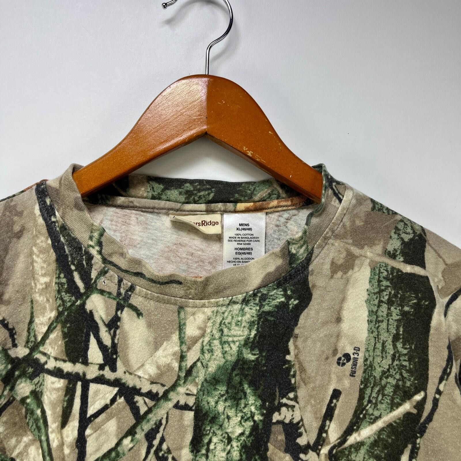 Vintage Vintage Real Tree Oak Camo Pocket Long Sleeve Shirt XL Size US XL / EU 56 / 4 - 3 Thumbnail