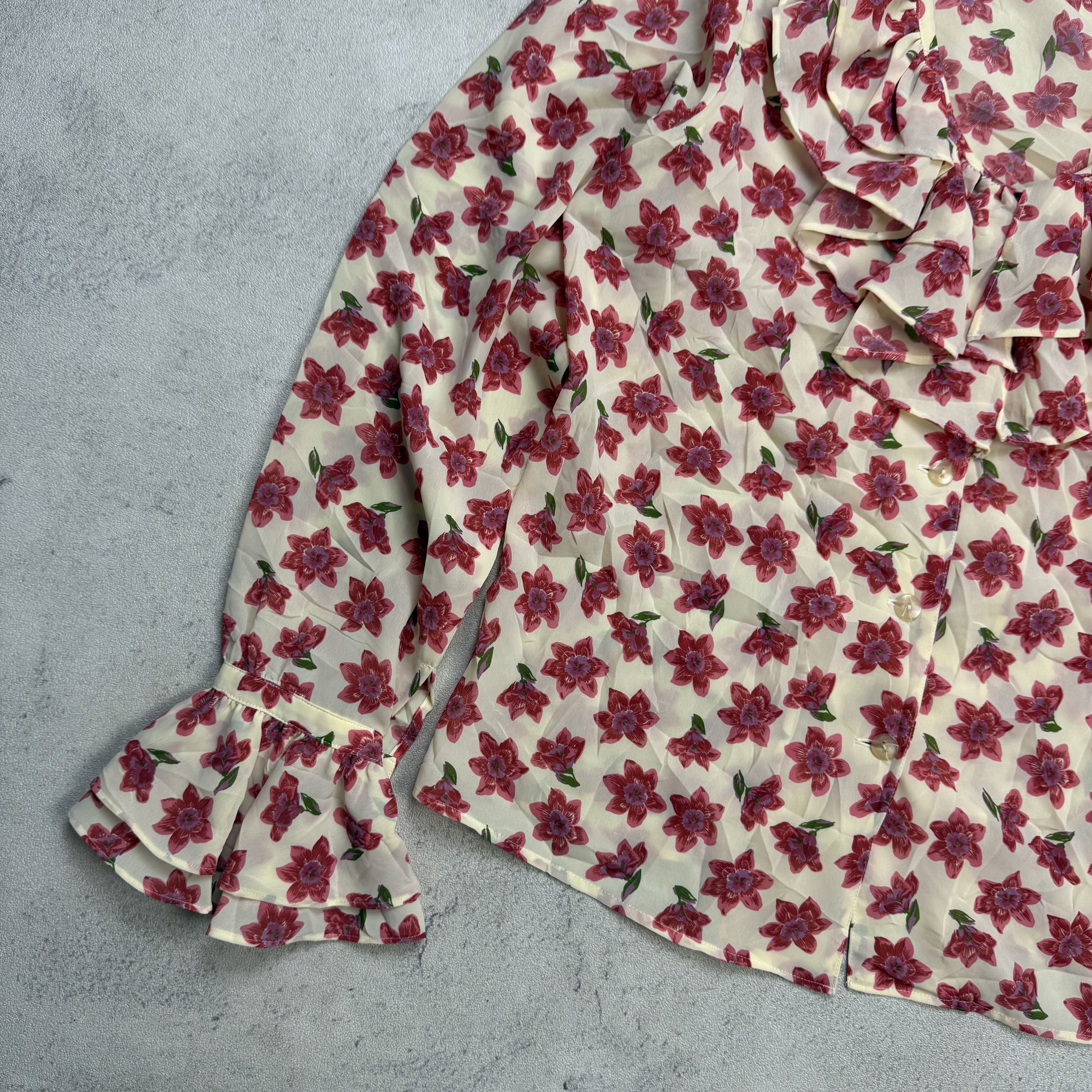 Hysteric Glamour Hysteric Glamour Blouse Floral Ruffles Size S / US 4 / IT 40 - 4 Thumbnail