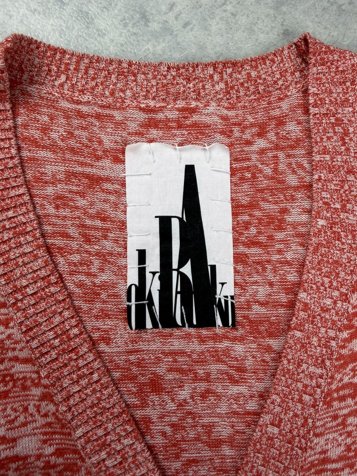 Japanese Brand Okiraku Japan Linen Cotton Colorblock Cardigan Size F Size M / US 6-8 / IT 42-44 - 7 Thumbnail