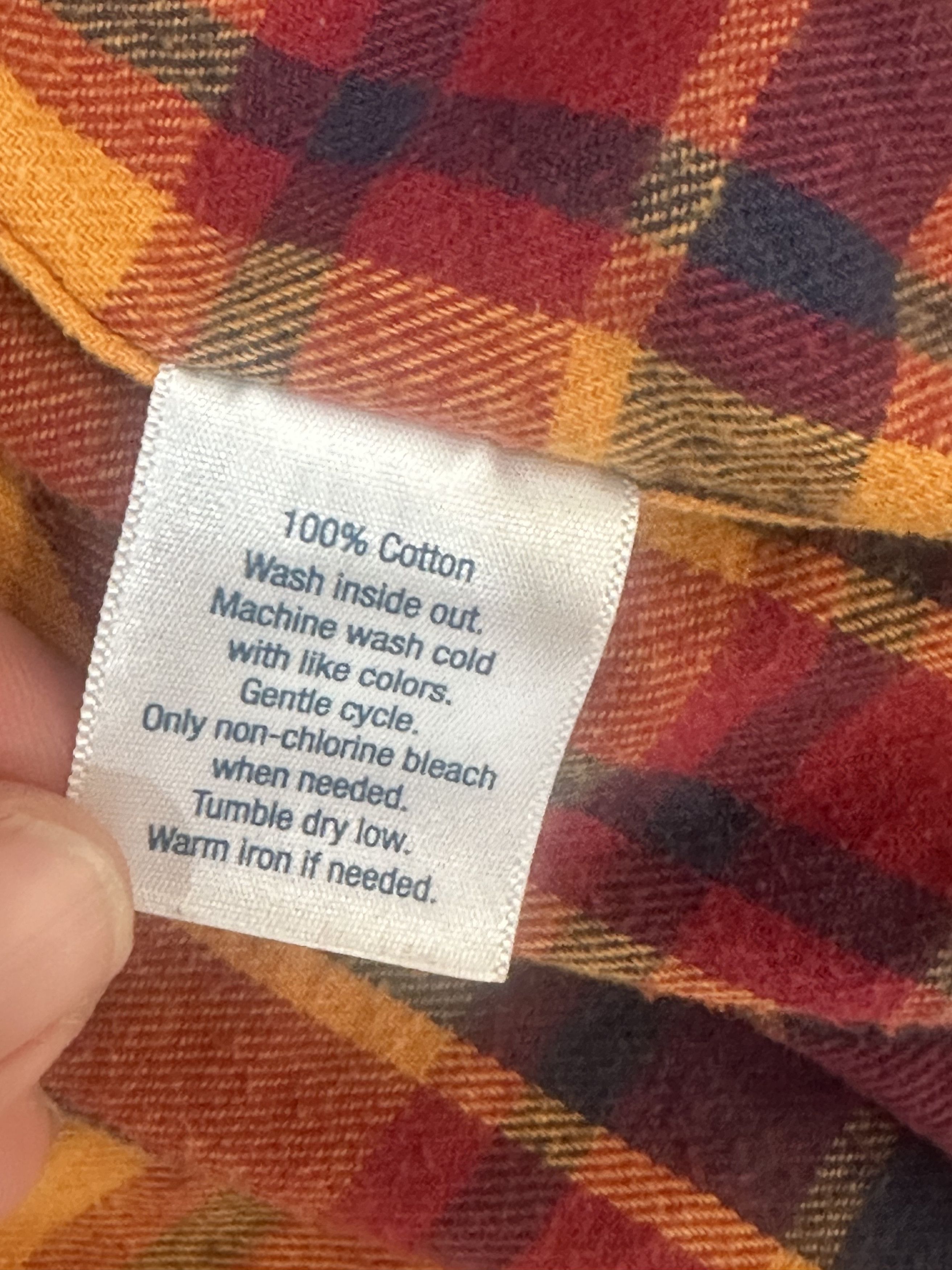 Vintage Vintage Mustard Flannel XL w/ Hand-Painted Patch Size US XL / EU 56 / 4 - 4 Thumbnail
