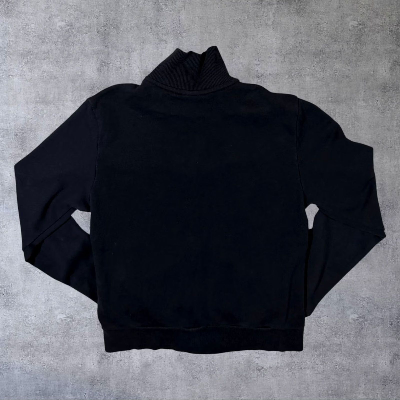 Nike Nike Classic Embroidered Mini Swoosh Logo Black Full Zip Sweatshirt Women's L Size L / US 10 / IT 46 - 2 Thumbnail