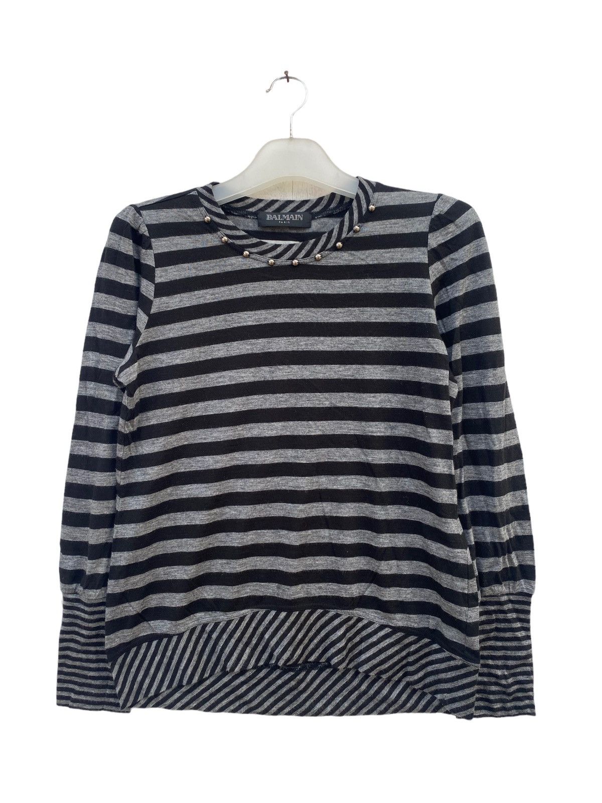 Balmain Balmain Stripe Long Sleeve Size M / US 6-8 / IT 42-44 - 1 Thumbnail