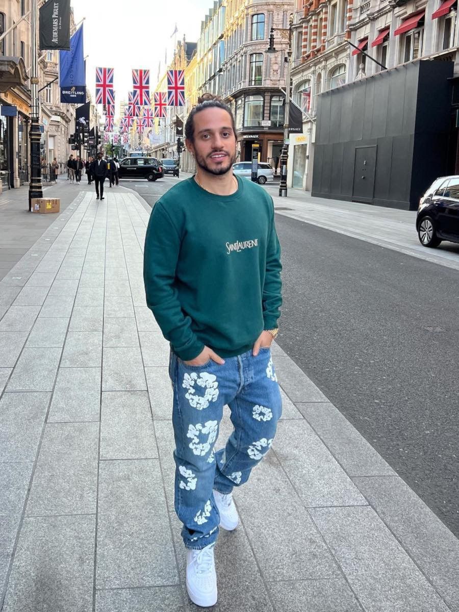 DENIM TEARS × Levi's THE COTTON WREATH JEAN VINTAGE LIGHT WASH (34x34) Size US 34 / EU 50 - 7 Thumbnail