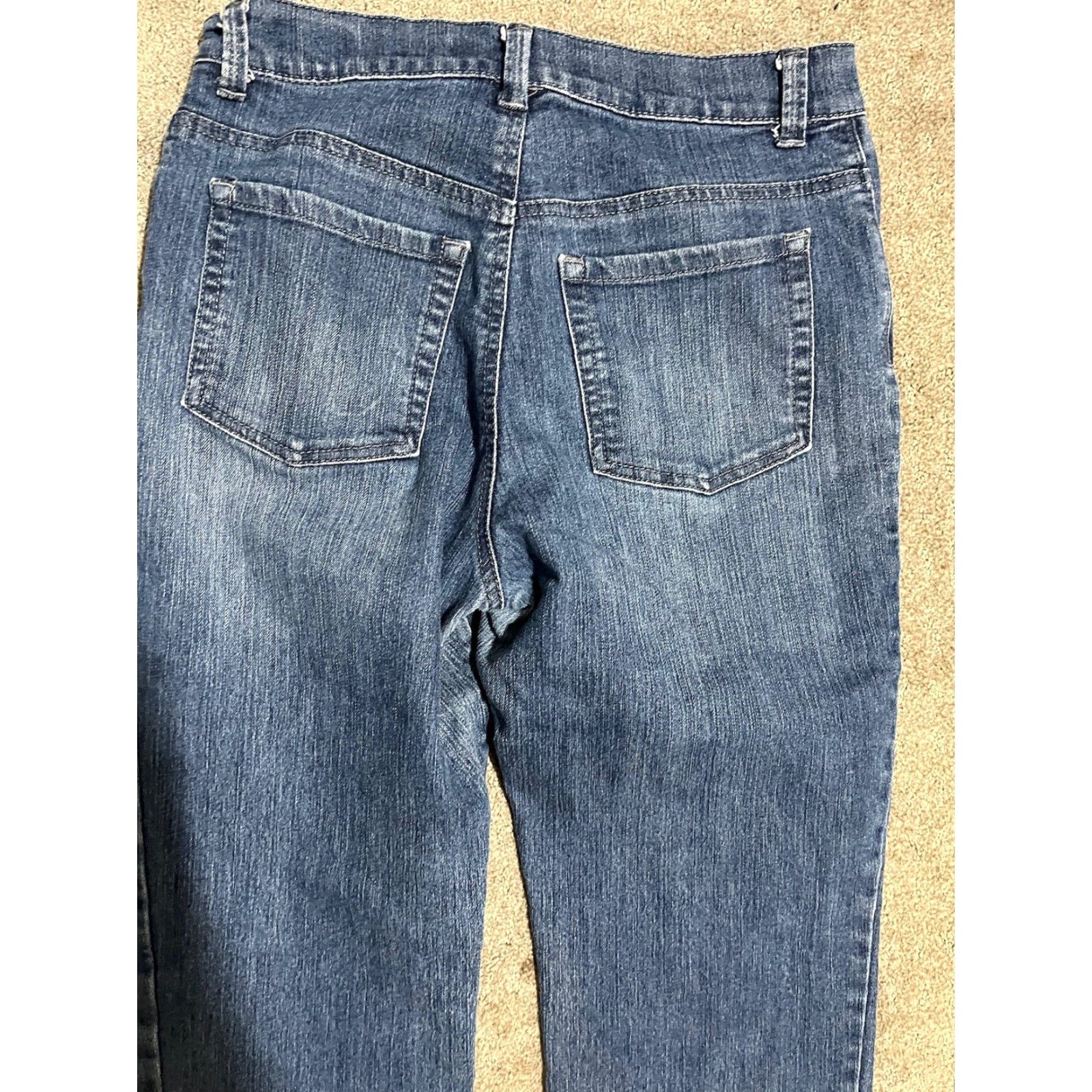Gloria Vanderbilt Gloria Vanderbilt Amanda Jeans Women's 8P Petite Blue Denim Tapered Stretch 27in Inseam 90s American Logo Womens Size 30" / US 8 / IT 44 - 4 Thumbnail