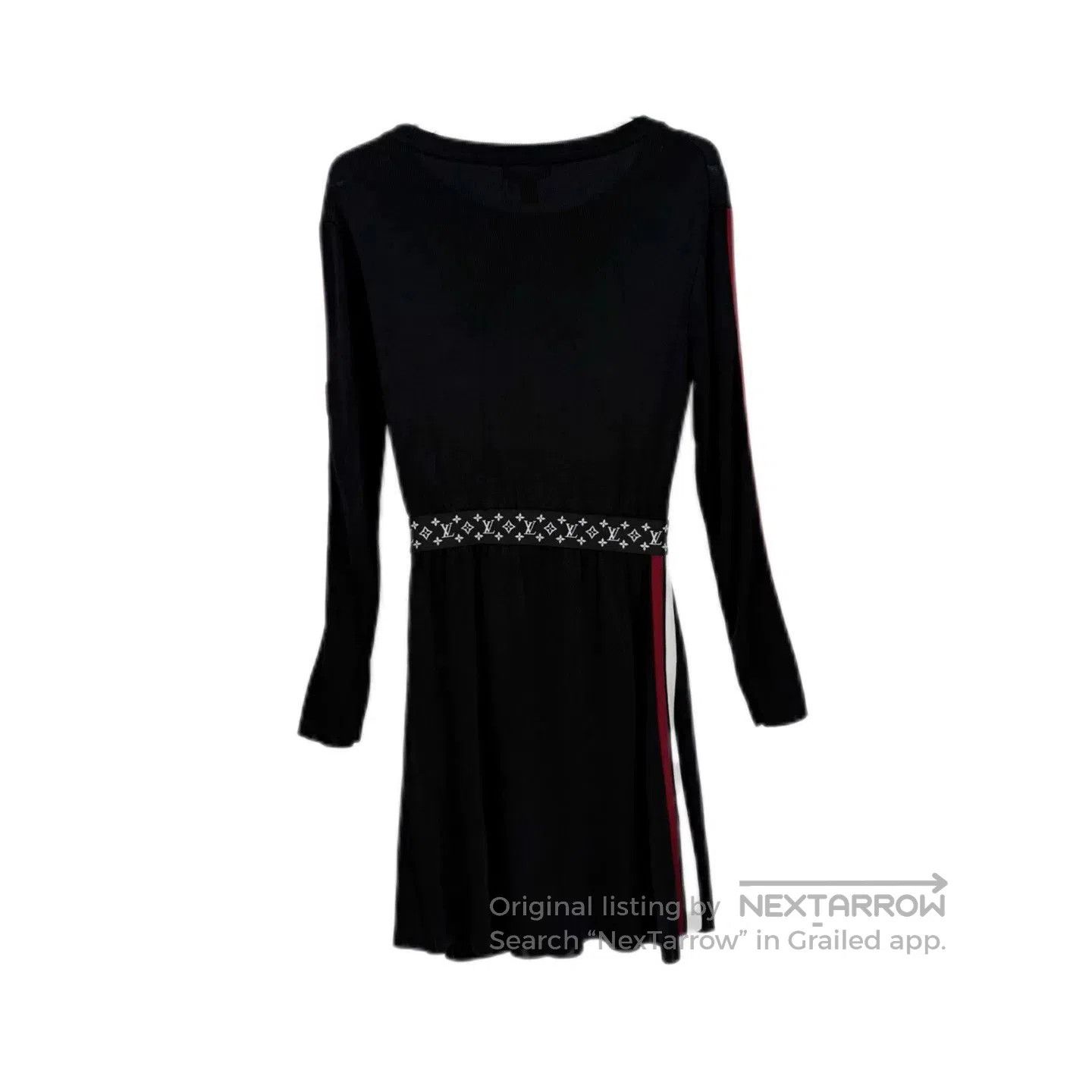 Louis Vuitton LV Black Monogram Logo Waist Dress. Size US S / EU 44-46 / 1 - 2 Thumbnail