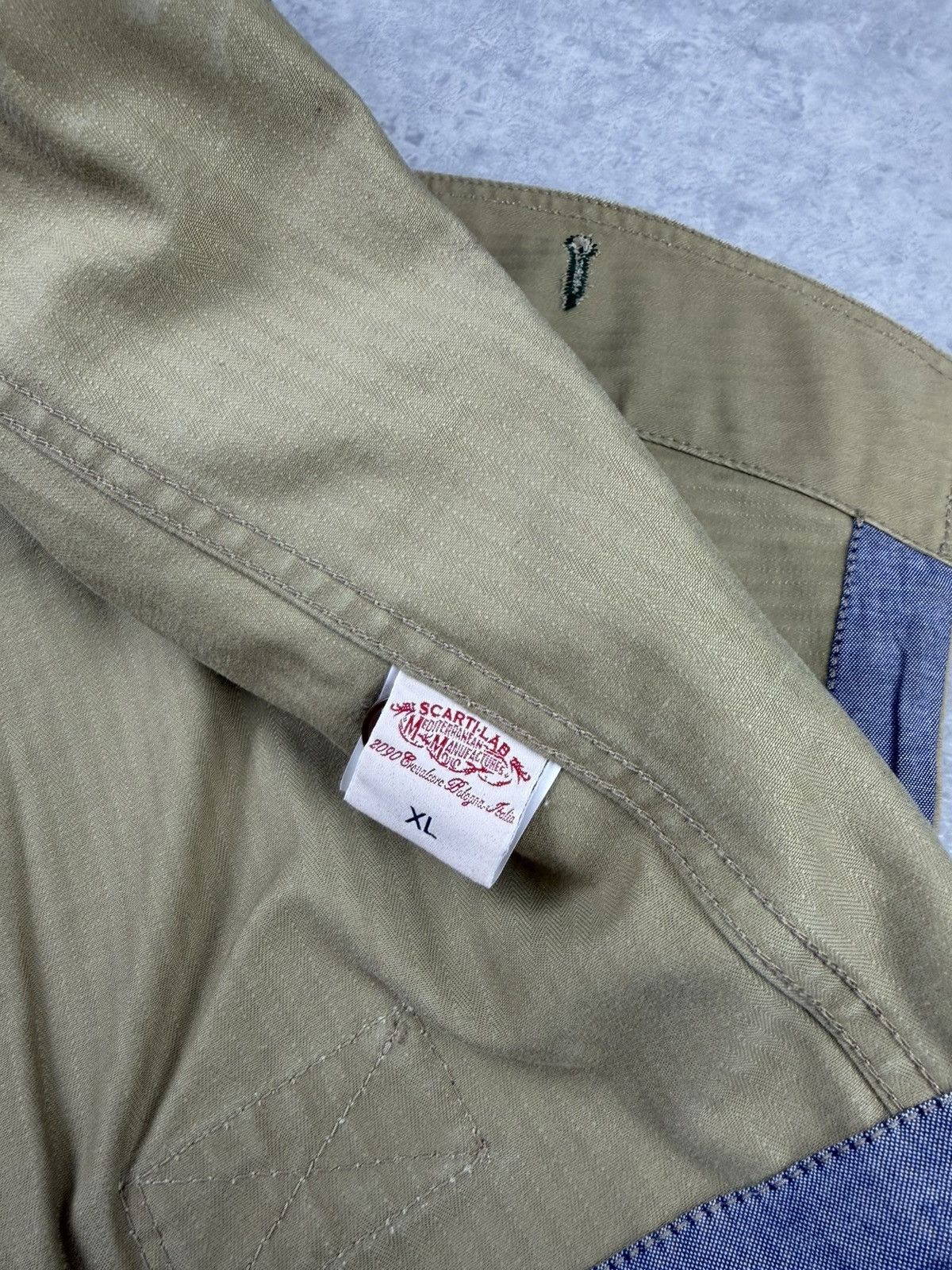 Scarti-Lab Scarti-Lab Beige Workwear Utility Waistcoat Vest Size XL Size US XL / EU 56 / 4 - 14 Thumbnail