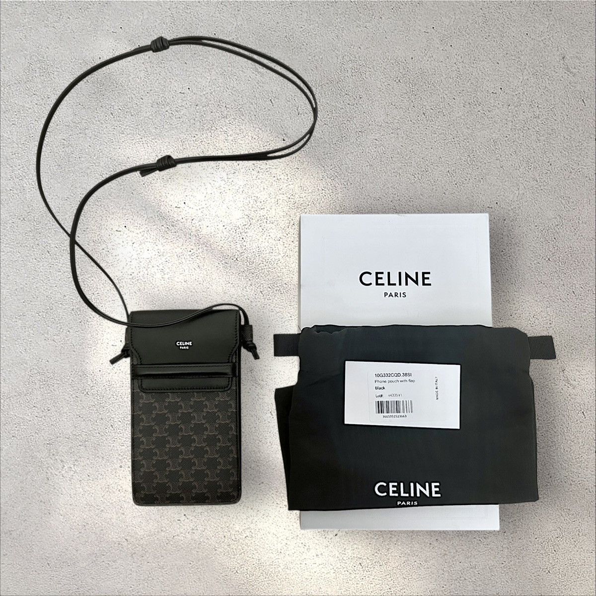 Celine Celine Homme Triomphe Phone Bag Size ONE SIZE - 11 Thumbnail