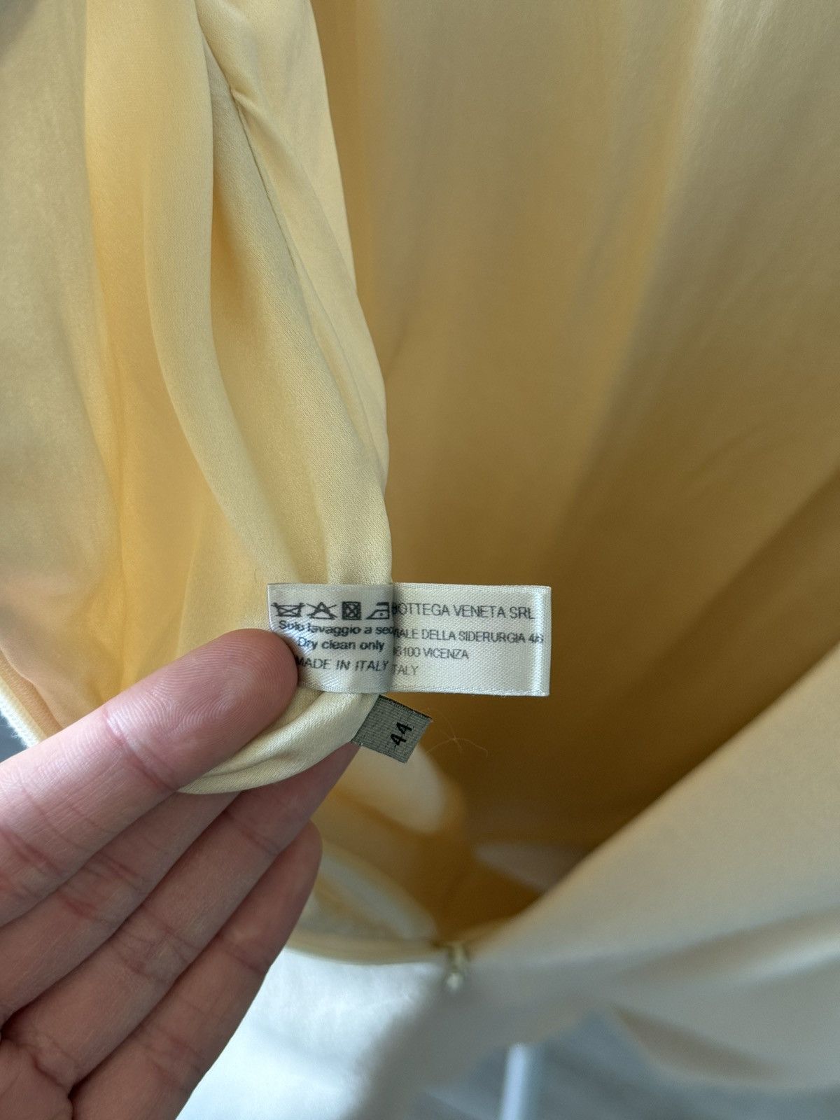 Bottega Veneta RRP $1,900+ Bottega Veneta White Wool Silk Blend Midi Dress Size S / US 4 / IT 40 - 13 Thumbnail