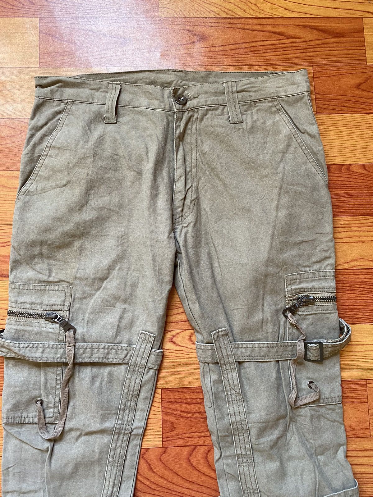 If Six Was Nine Flare Bondage Cargo Pant Size US 32 / EU 48 - 4 Thumbnail