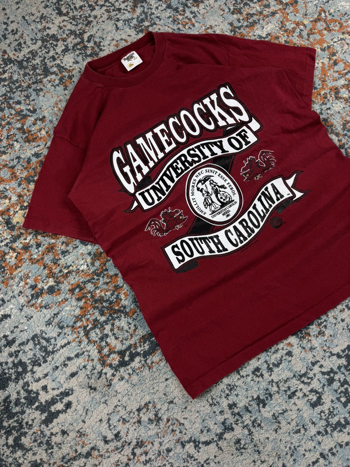 NCAA × Vintage Vintage 80s Gamecocks university of North Carolina ncaa tee Size US L / EU 52-54 / 3 - 2 Thumbnail