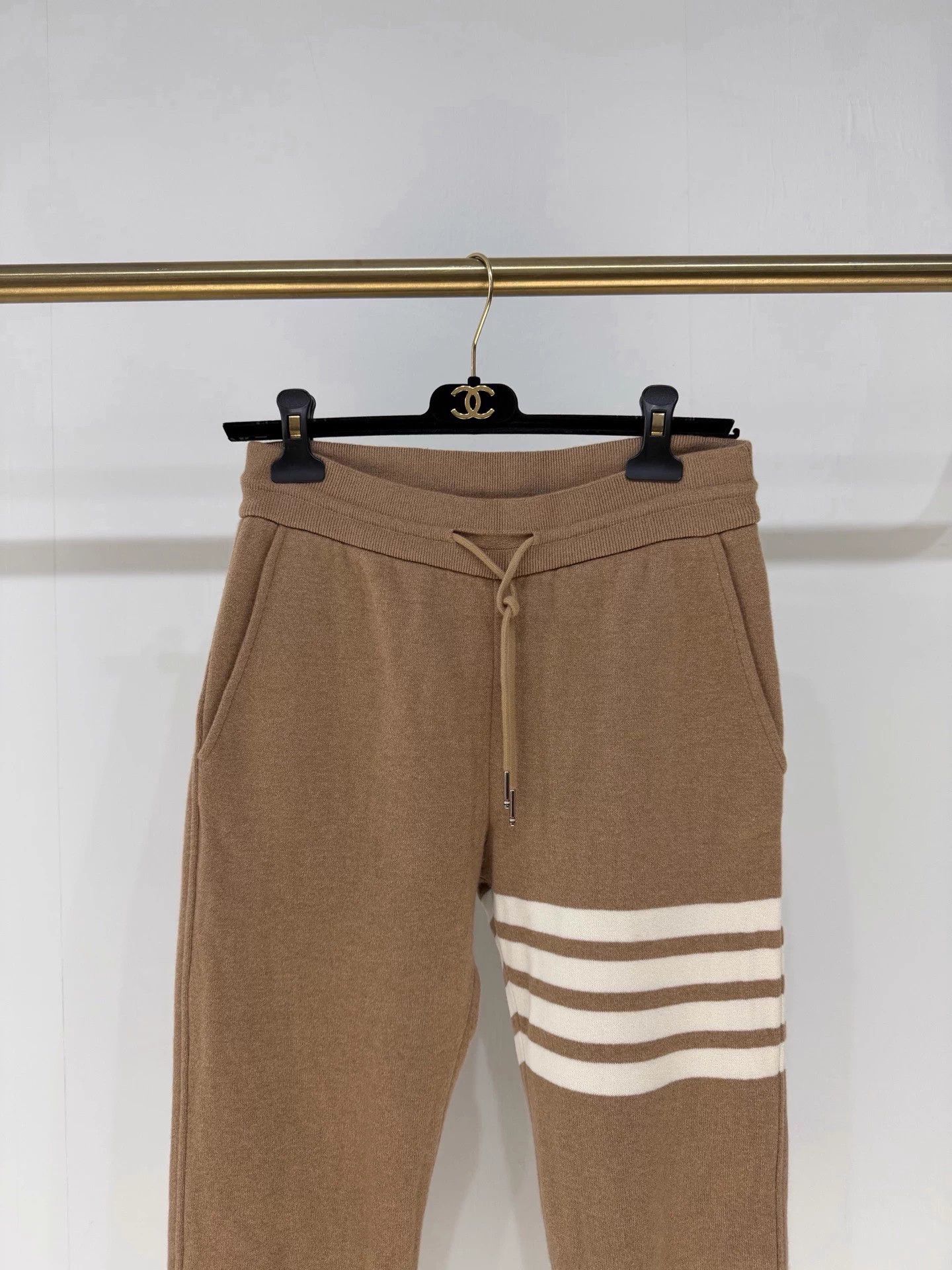 Thom Browne Thom Browne 99 New Beige Wool Cashmere Sweatpants 36 Size US 36 / EU 52 - 3 Thumbnail