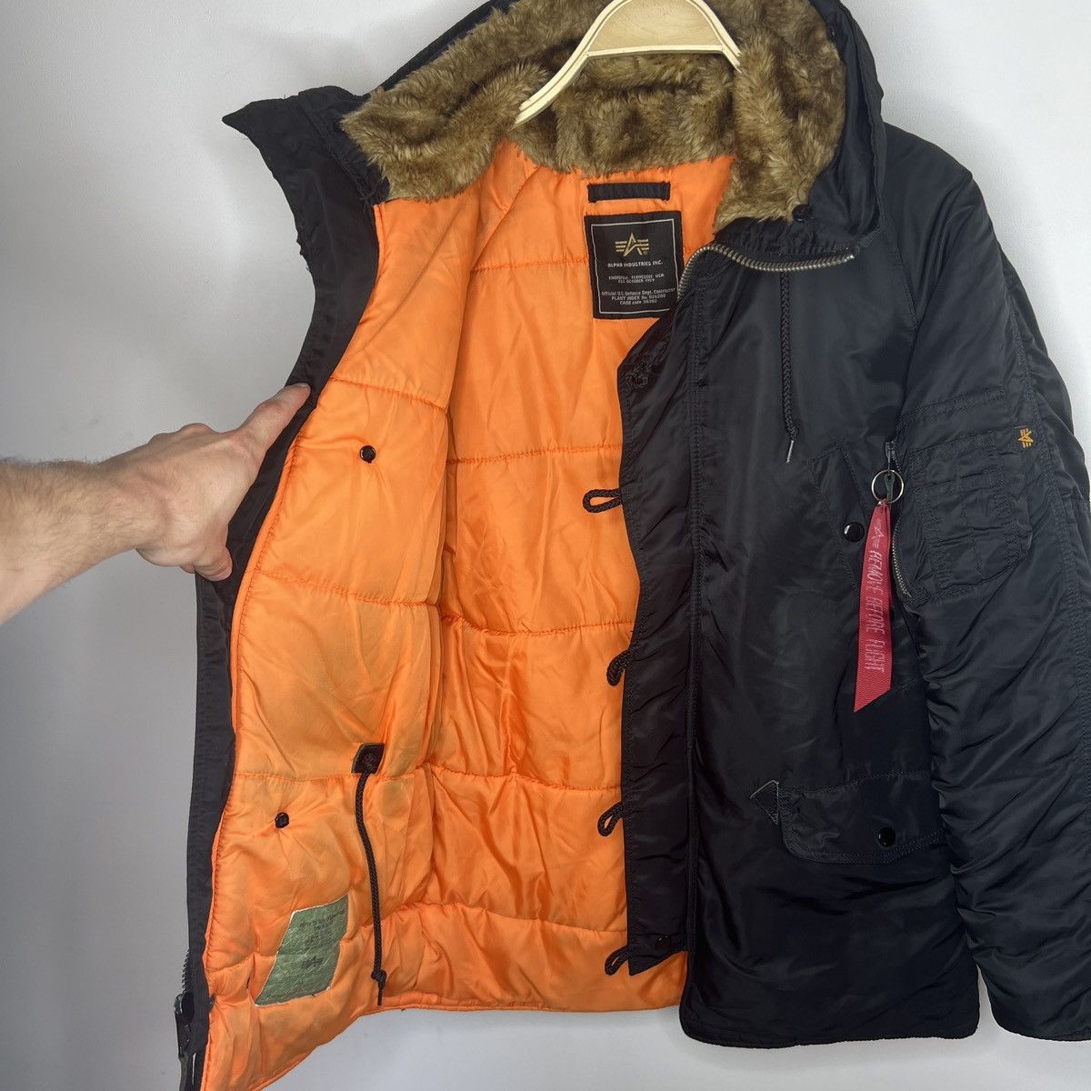 Alpha Industries Y2K 2010s Alpha Industries Type N-38 Black Parka Size US M / EU 48-50 / 2 - 7 Thumbnail