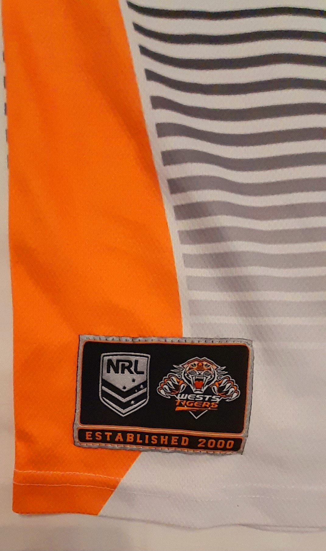 Vintage West Tigers rugby Australia NRL top tank S jersey Size US S / EU 44-46 / 1 - 2 Thumbnail