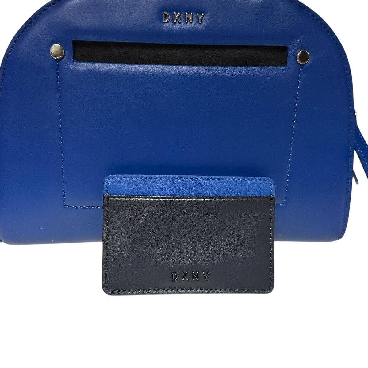 DKNY DKNY cobalt blue Nappa leather satchel crossbody bag Size ONE SIZE - 6 Thumbnail