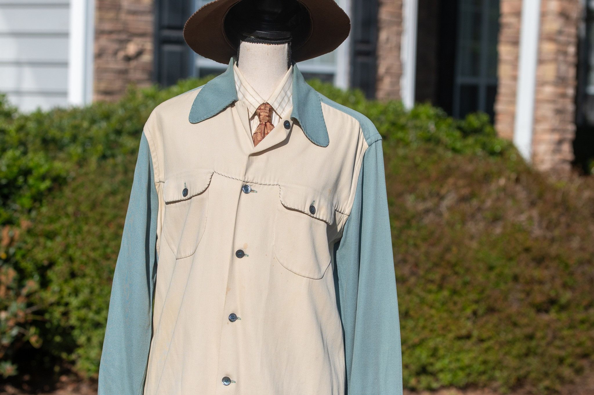 Other 1940s Rogue Ramble two tone gabardine shirt Size US M / EU 48-50 / 2 - 2 Thumbnail