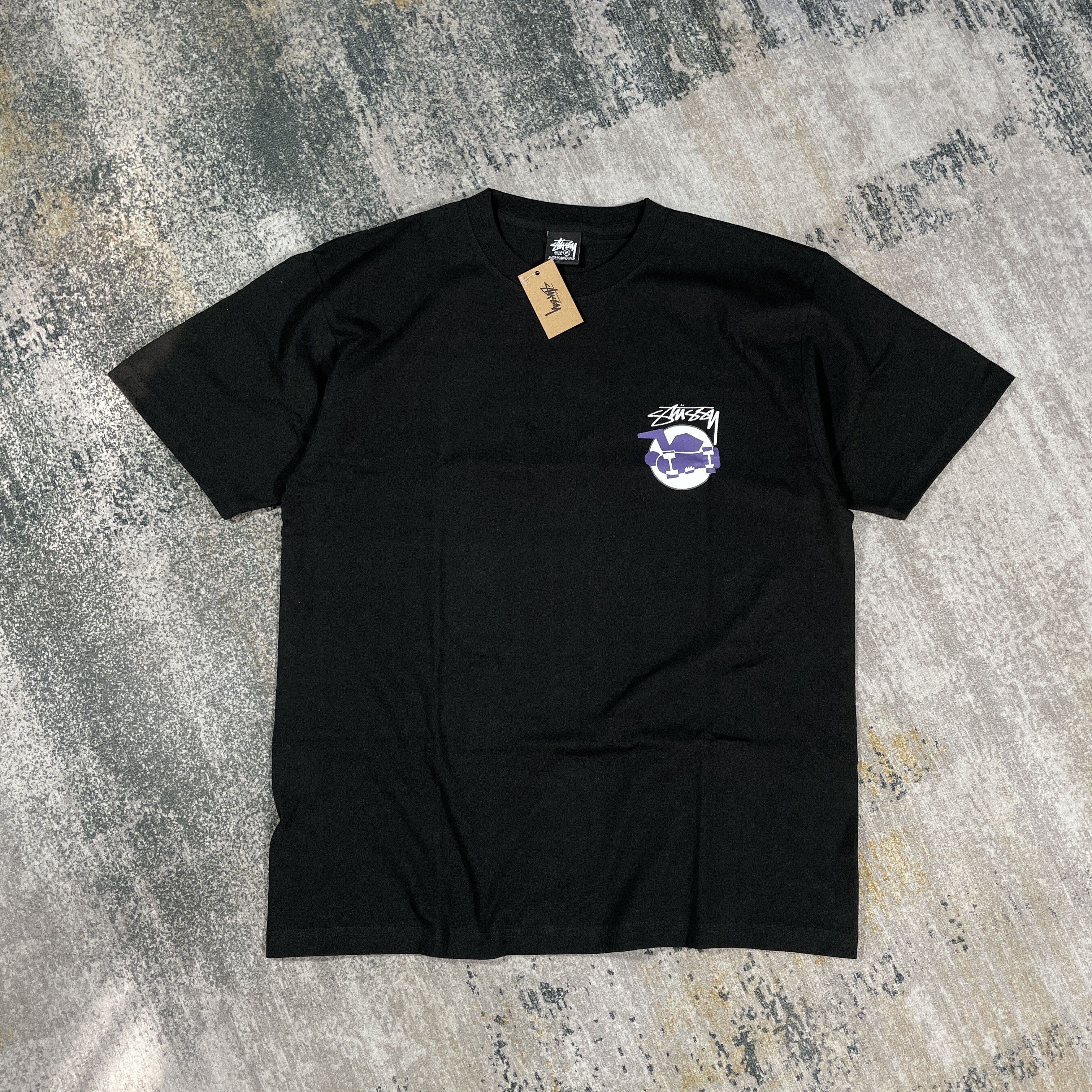 Stussy Stussy Skateman Tee Black BNWT Size US L / EU 52-54 / 3 - 3 Thumbnail