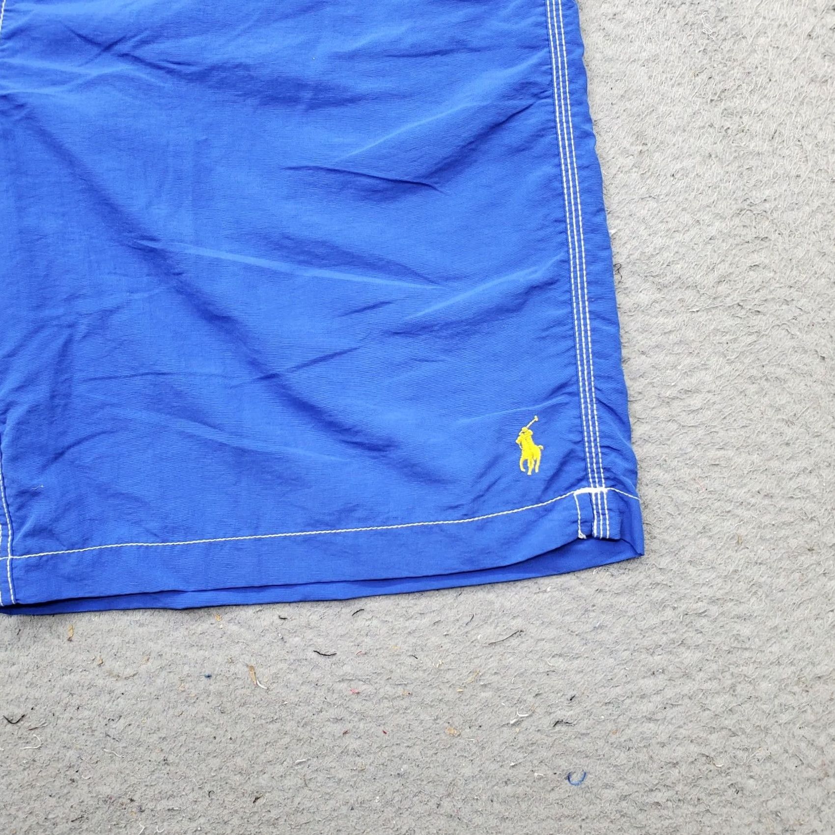 Polo Ralph Lauren Polo Ralph Lauren Board Shorts Mens L Blue Pony Logo Drawstring Waterproof? Size US L / EU 52-54 / 3 - 3 Thumbnail