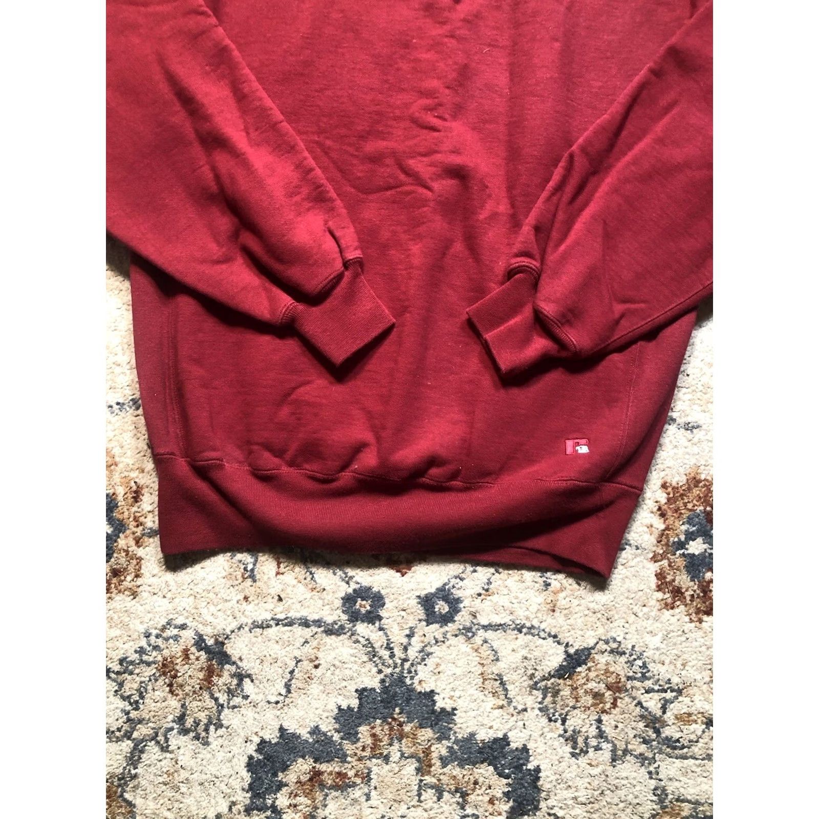 Russell Athletic VINTAGE Russell Athletic 90s Crewneck Sweatshirt Red Mens M USA Shirt Sweatshirt Long Sleeve Crew Neck Logo 90s American Gym Blank Fashion Size US M / EU 48-50 / 2 - 5 Thumbnail