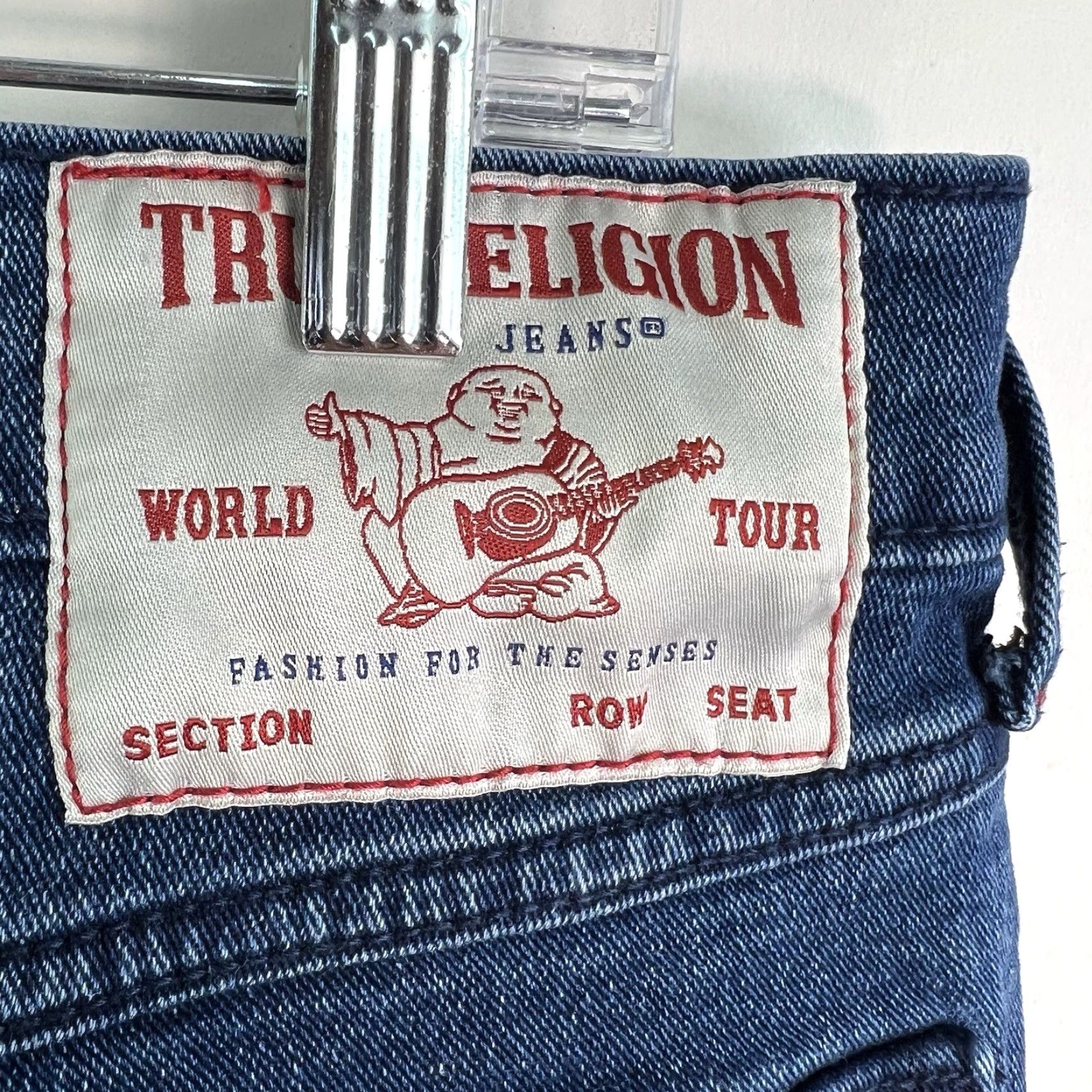 True Religion True Religion Geno Slim Jeans Men’s Size 32x32 Blue 5-Pocket Denim Size US 32 / EU 48 - 6 Thumbnail