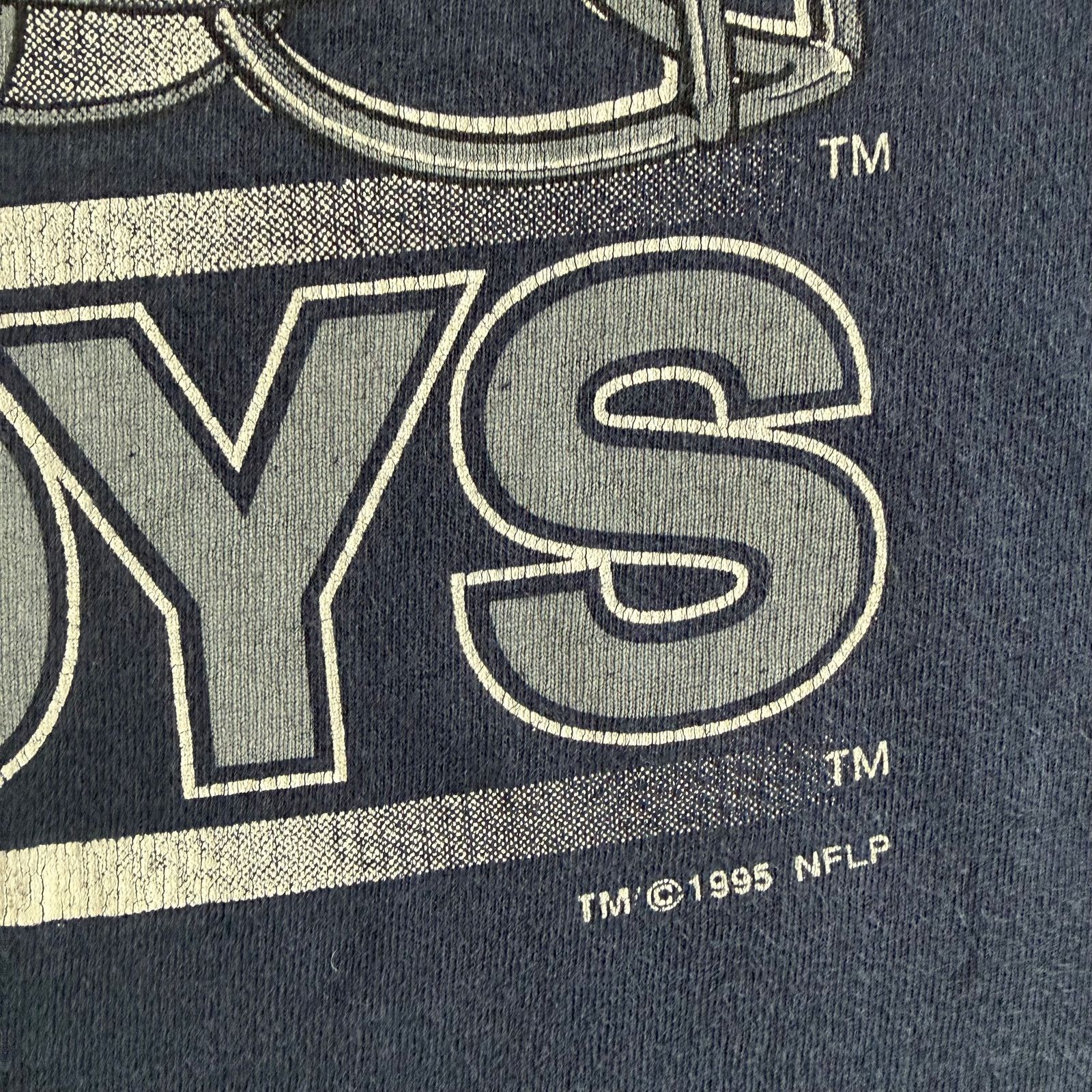 Tultex Vintage 90s Dallas Cowboys NFL Graphic T Shirt Tultex Large Size US L / EU 52-54 / 3 - 7 Thumbnail