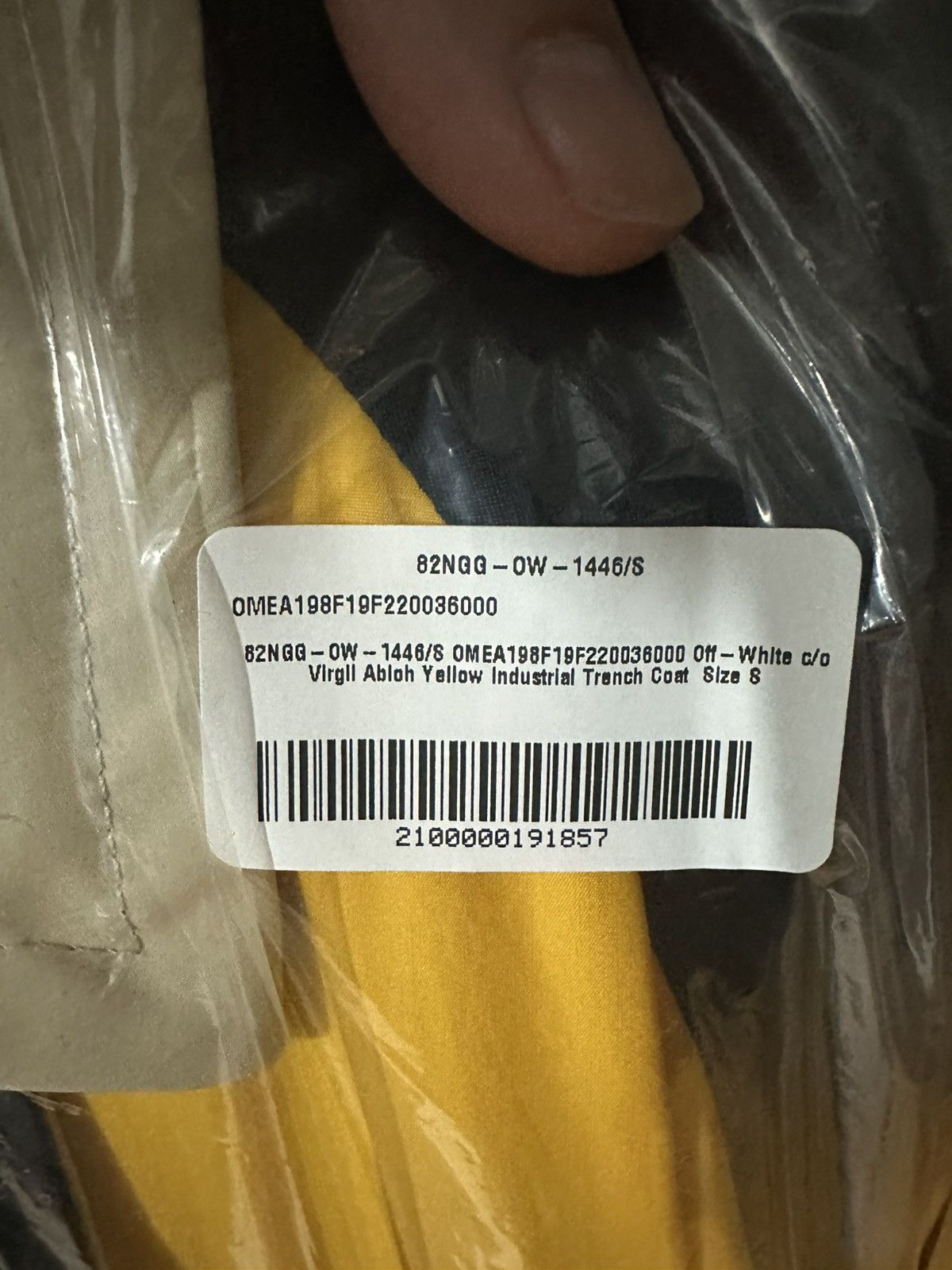 Off-White Off White Raincoat x Peacoat Size US S / EU 44-46 / 1 - 16 Thumbnail