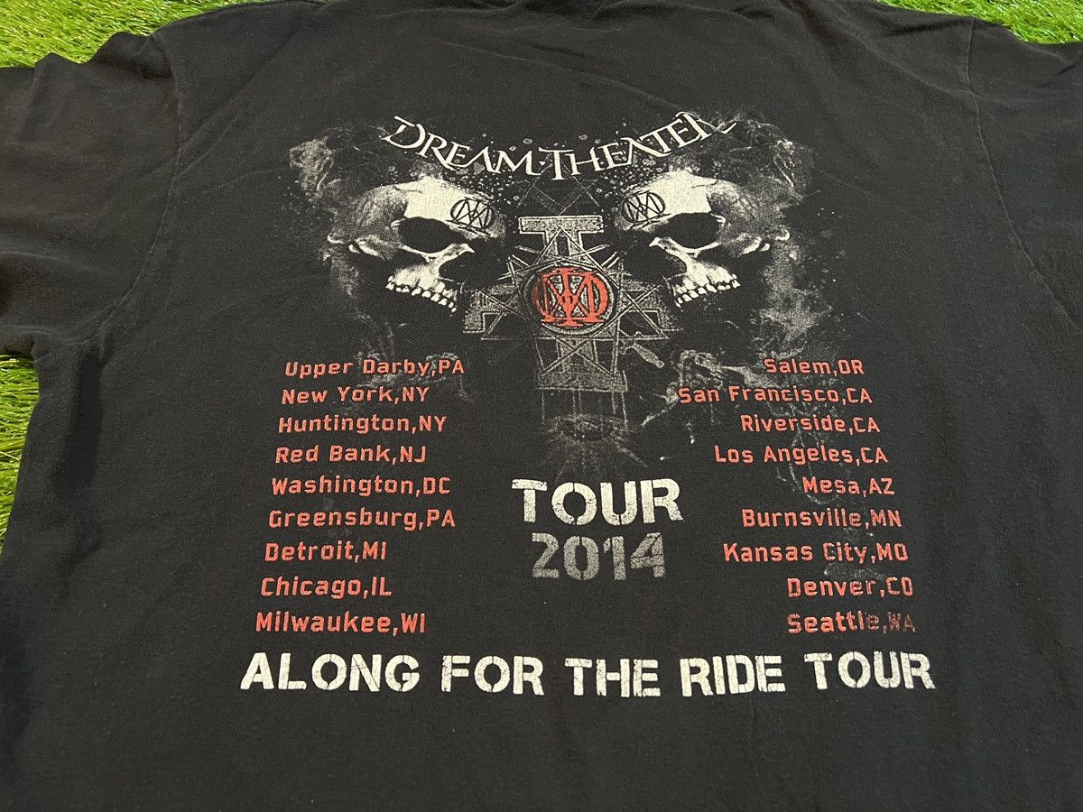 Band Tees 2014 Dream Theater Along For The Ride Tour 2-Sided Shirt Size US L / EU 52-54 / 3 - 6 Thumbnail