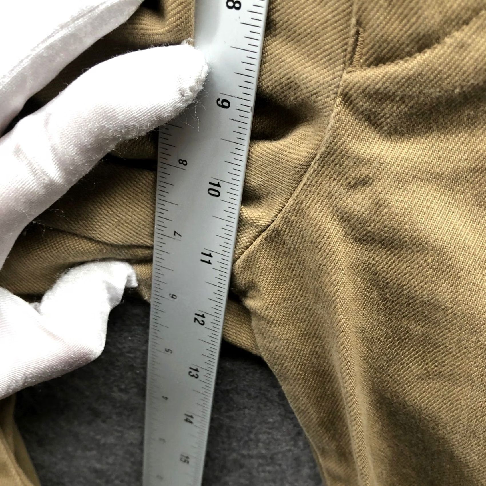 Uniqlo Uniqlo Wide Chino Pants Tan Baggy Relaxed Mens 28 Womens 28 Twill Cotton Pants Baggy Relaxed 28 Tan Chino Twill Mens Womens Grade A No N/A Size 28" / US 6 / IT 42 - 7 Thumbnail