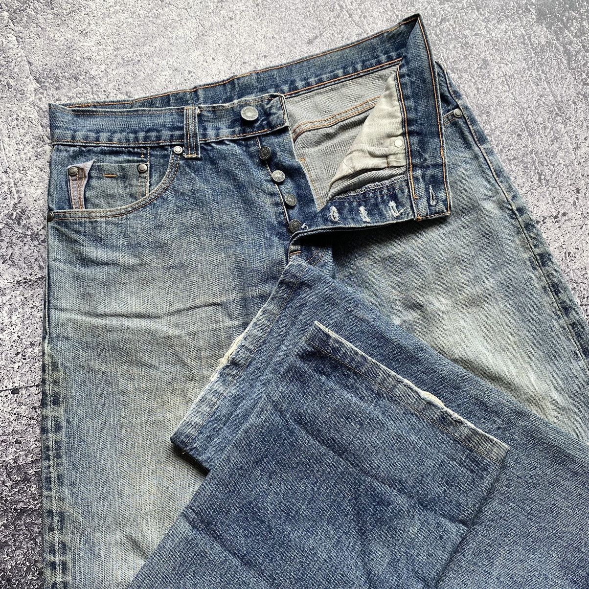 Levi's Rare Vintage💥 LEVIS 501 Big E Distressed Selvedge Jeans Size US 33 - 6 Thumbnail
