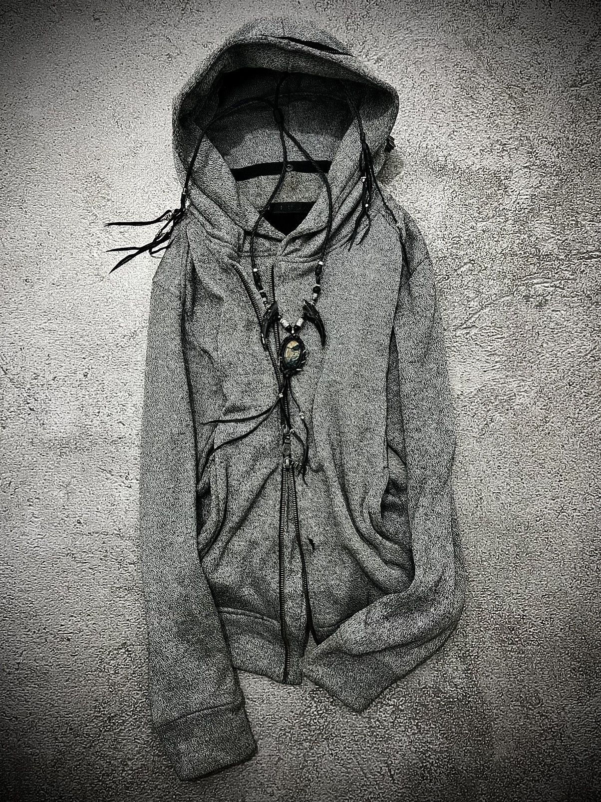 GOSTAR DE FUGA 2000s Fuga Asymmetric Destroy Bono Hood Jakcet Size US M / EU 48-50 / 2 - 1 Thumbnail