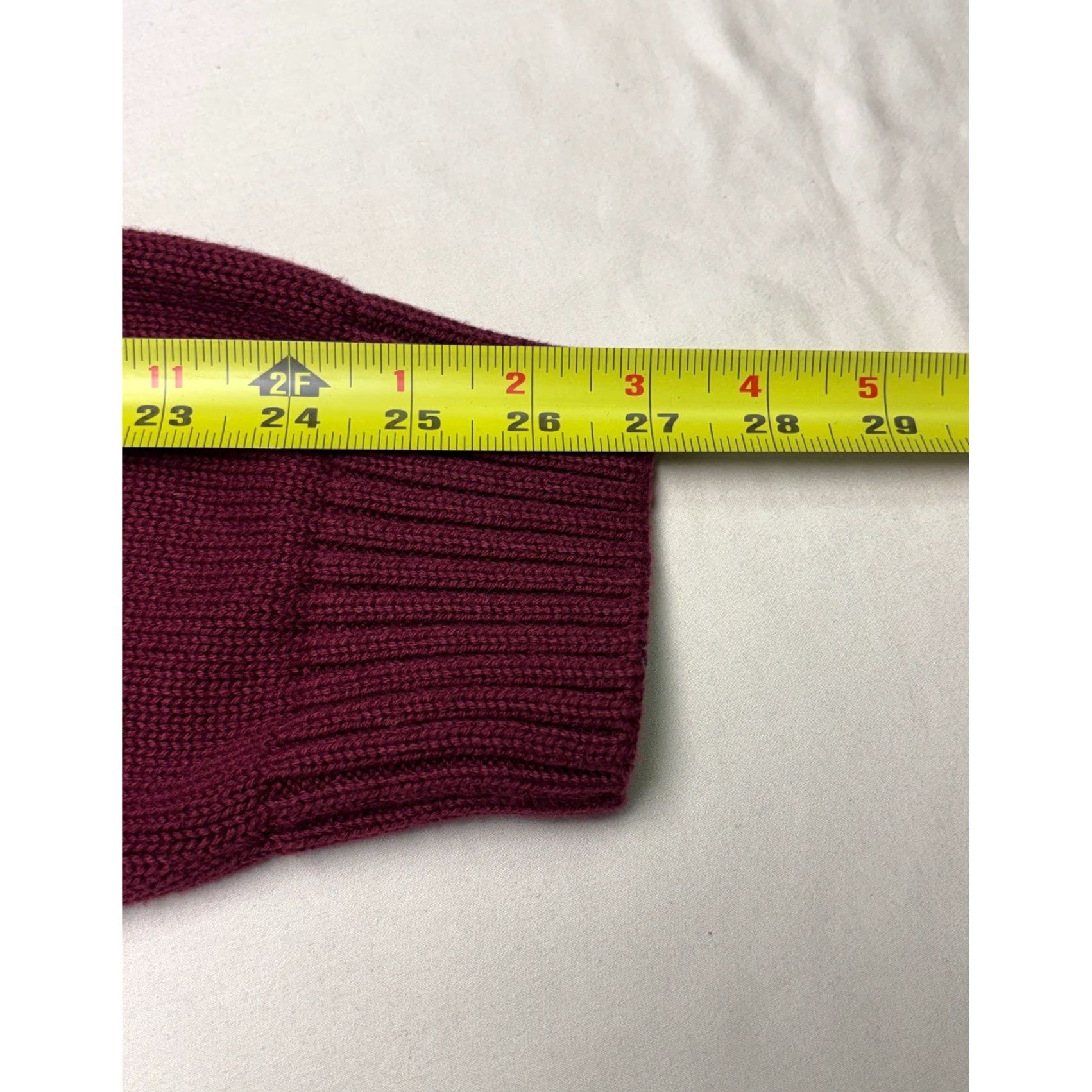 Vintage LL Bean Mens Burgundy Cotton 1/4 Zip Sweater XL REG Tshirt? Size US XL / EU 56 / 4 - 6 Thumbnail