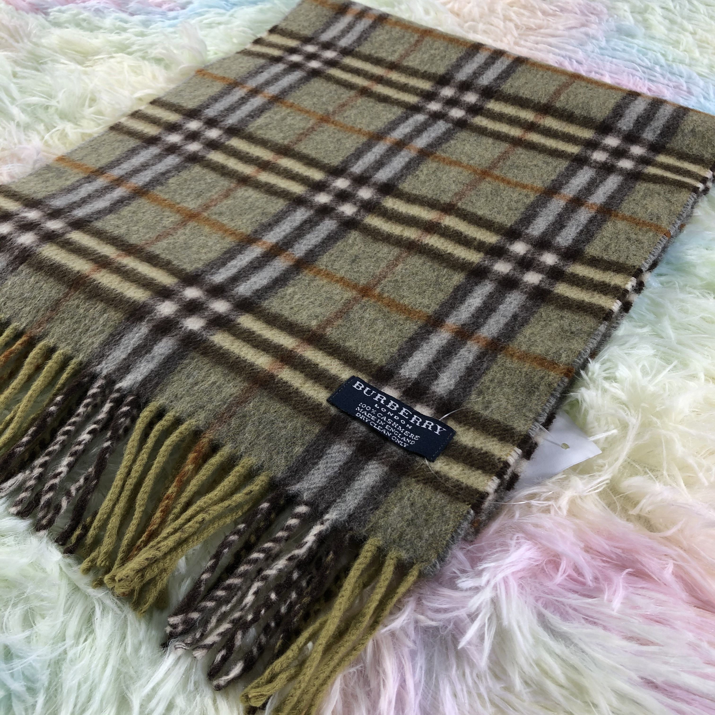 Burberry × Vintage Burberry Scarf / Muffler / Neckwear - KM129 Size ONE SIZE - 3 Thumbnail