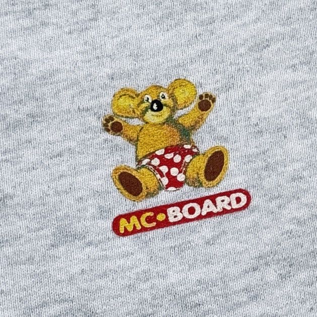 Fruit Of The Loom VINTAGE 90’s MC•BOARD ONE BEAR ONE WORLD CREWNECK SWEATSHIRT Size US L / EU 52-54 / 3 - 6 Thumbnail