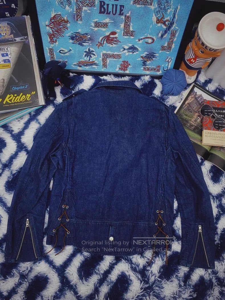 Schott Schott Denim Motorcycle Jacket Size US XS / EU 42 / 0 - 6 Thumbnail