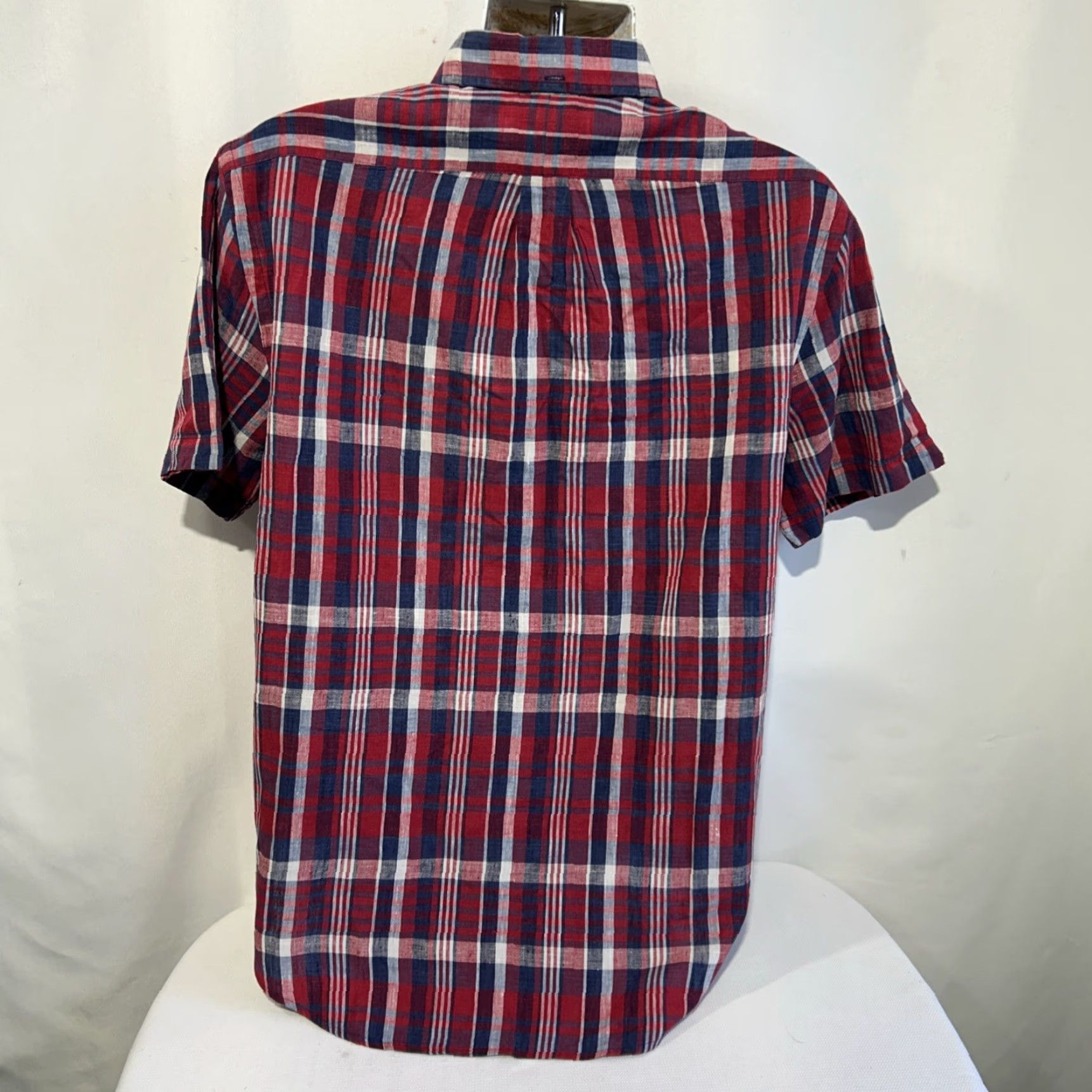 Polo Ralph Lauren Polo Ralph Lauren Shirt Mens Sz L Red Plaid Bleeding Madras Woven Button Down Size US L / EU 52-54 / 3 - 3 Thumbnail