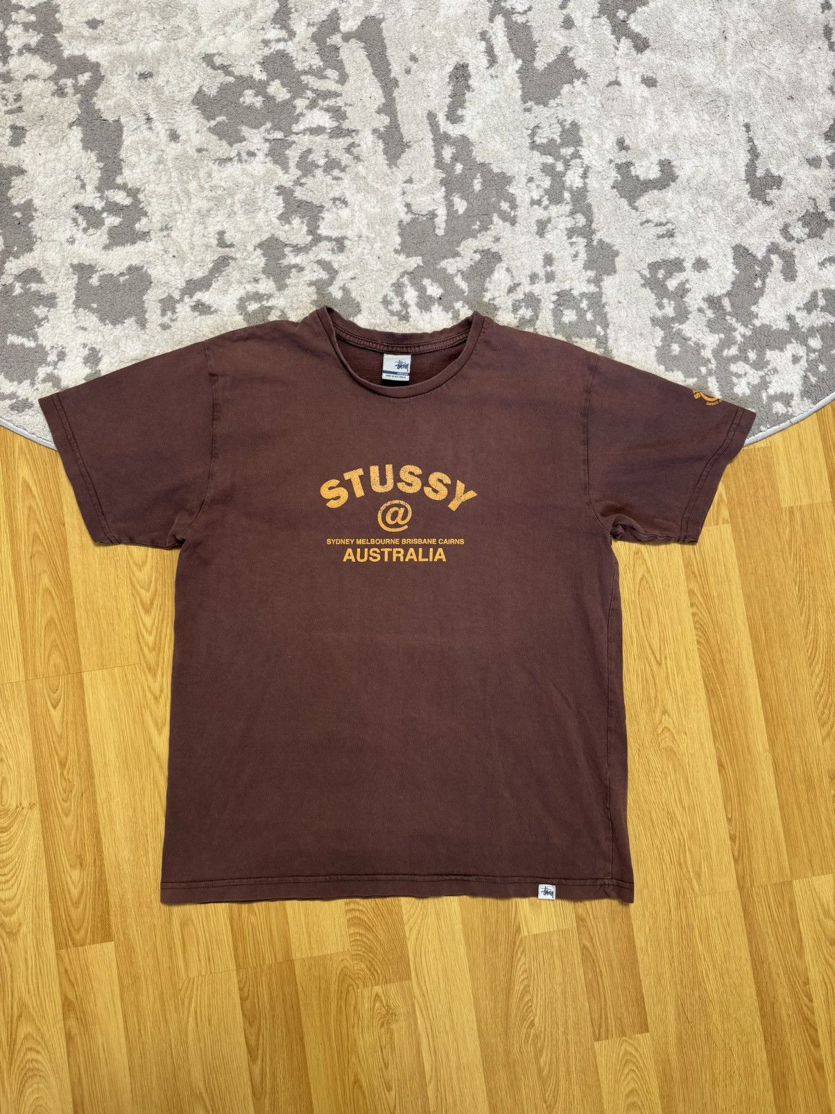 Stussy × Vintage Vintage Stussy Australia Big Logo T-Shirt Skateboard Size US M / EU 48-50 / 2 - 11 Thumbnail